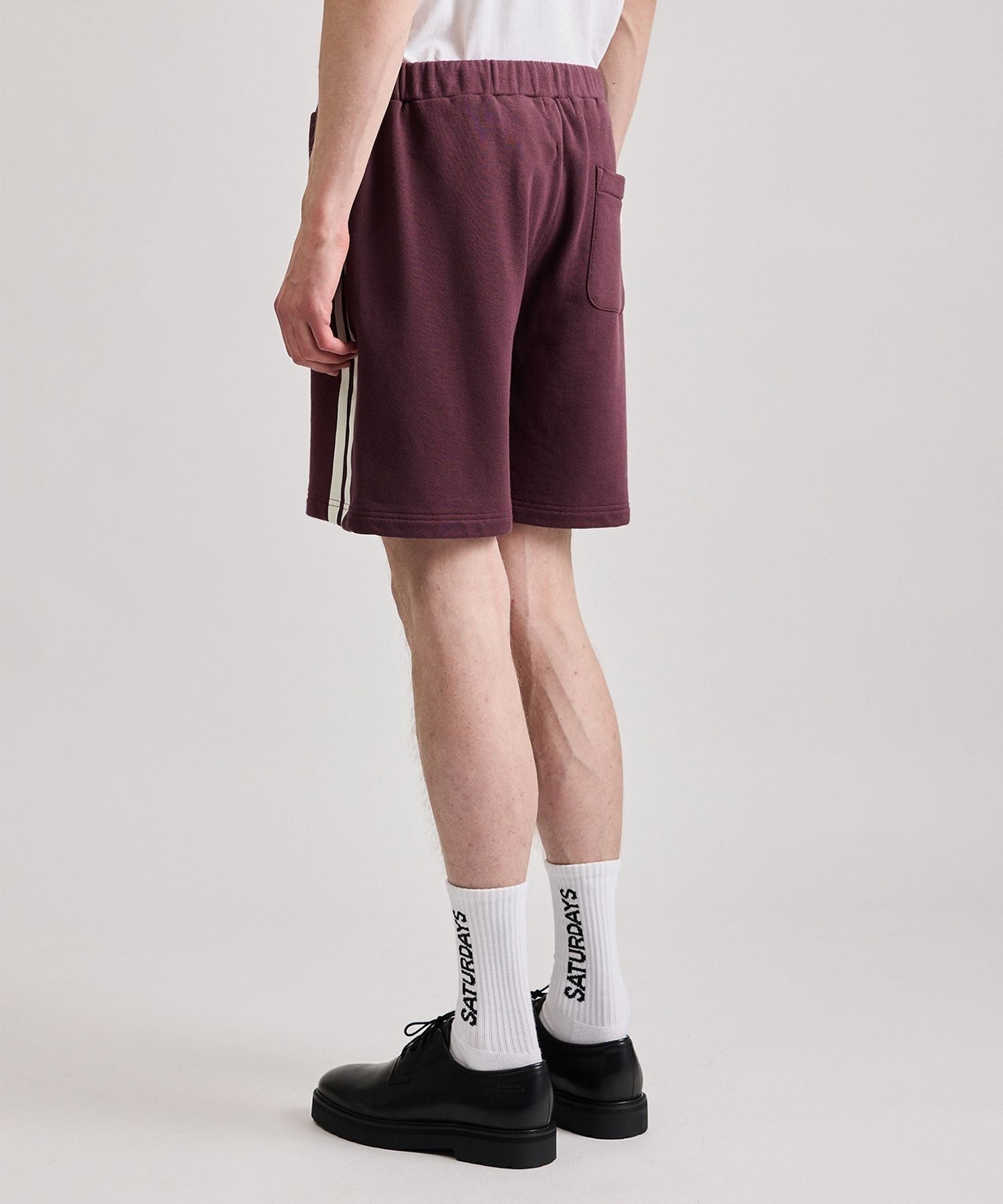 Varsity Striped Sweat Shorts