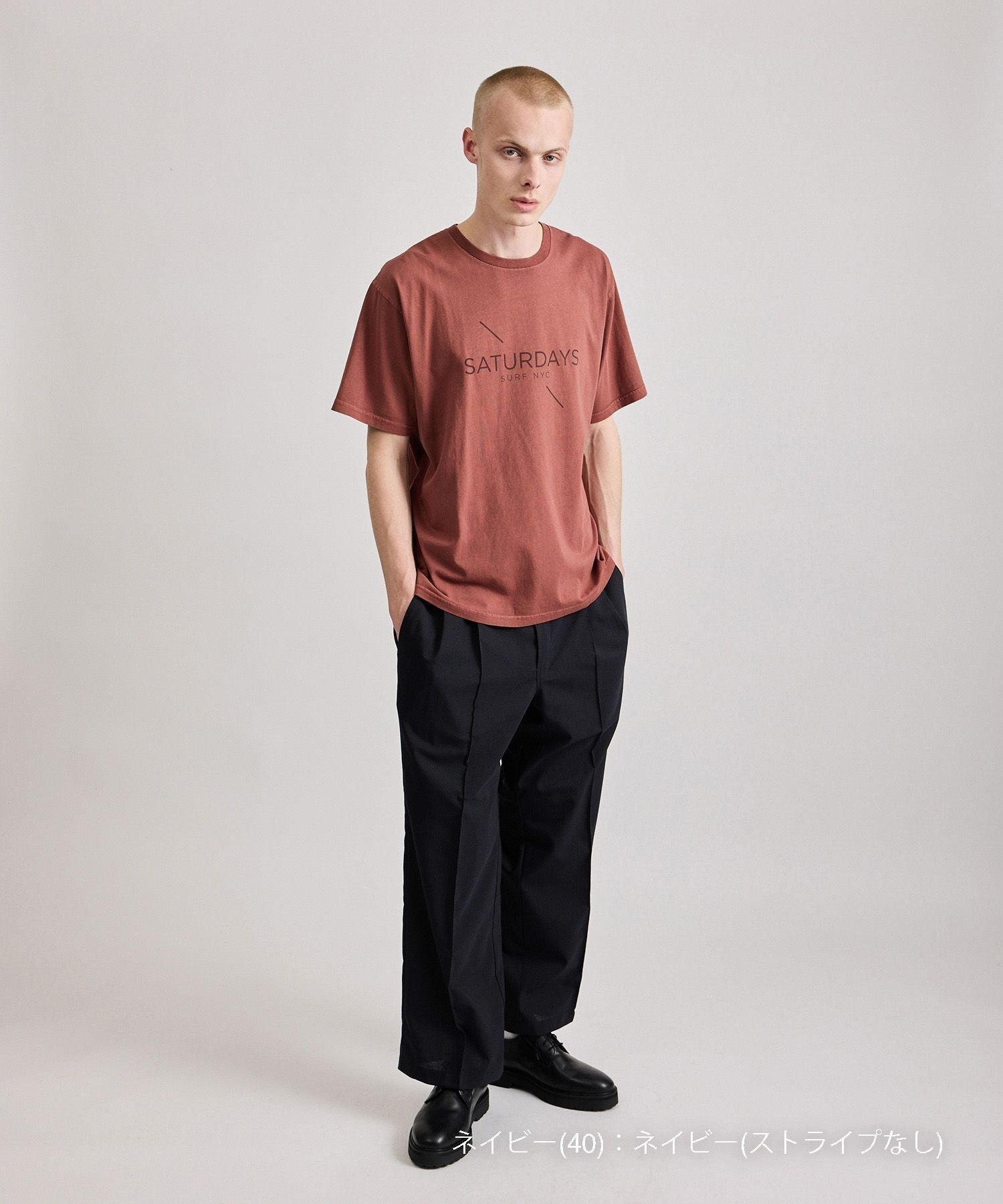 パンツ DickiesxSaturdaysNYC875StripeSlacksNavy Dickies® x Saturdays NYC 875 Slacks | Saturdays NYC Japan