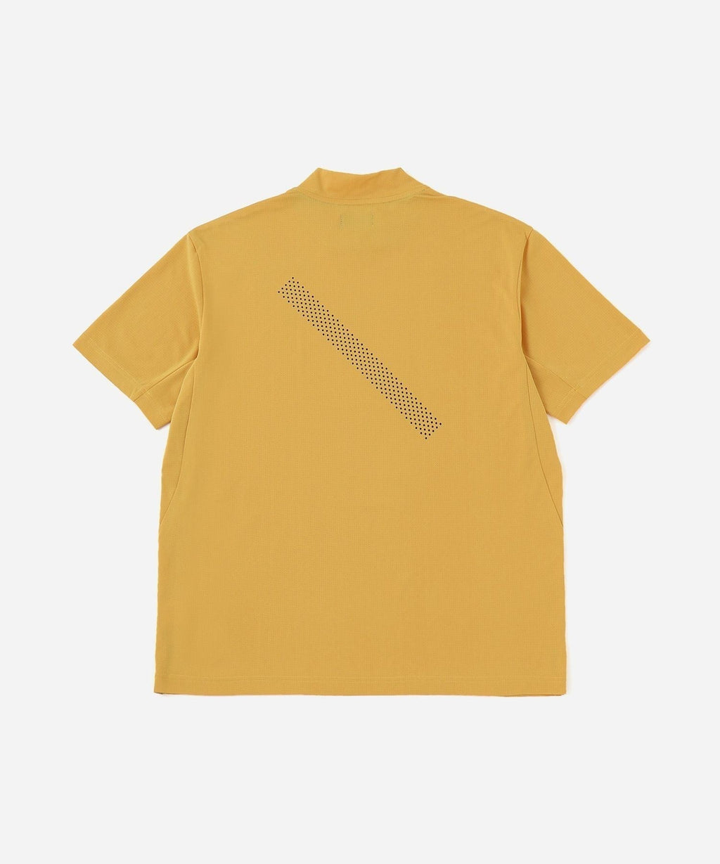 Dot Mesh Half SS Mock Neck | Saturdays NYC Japan