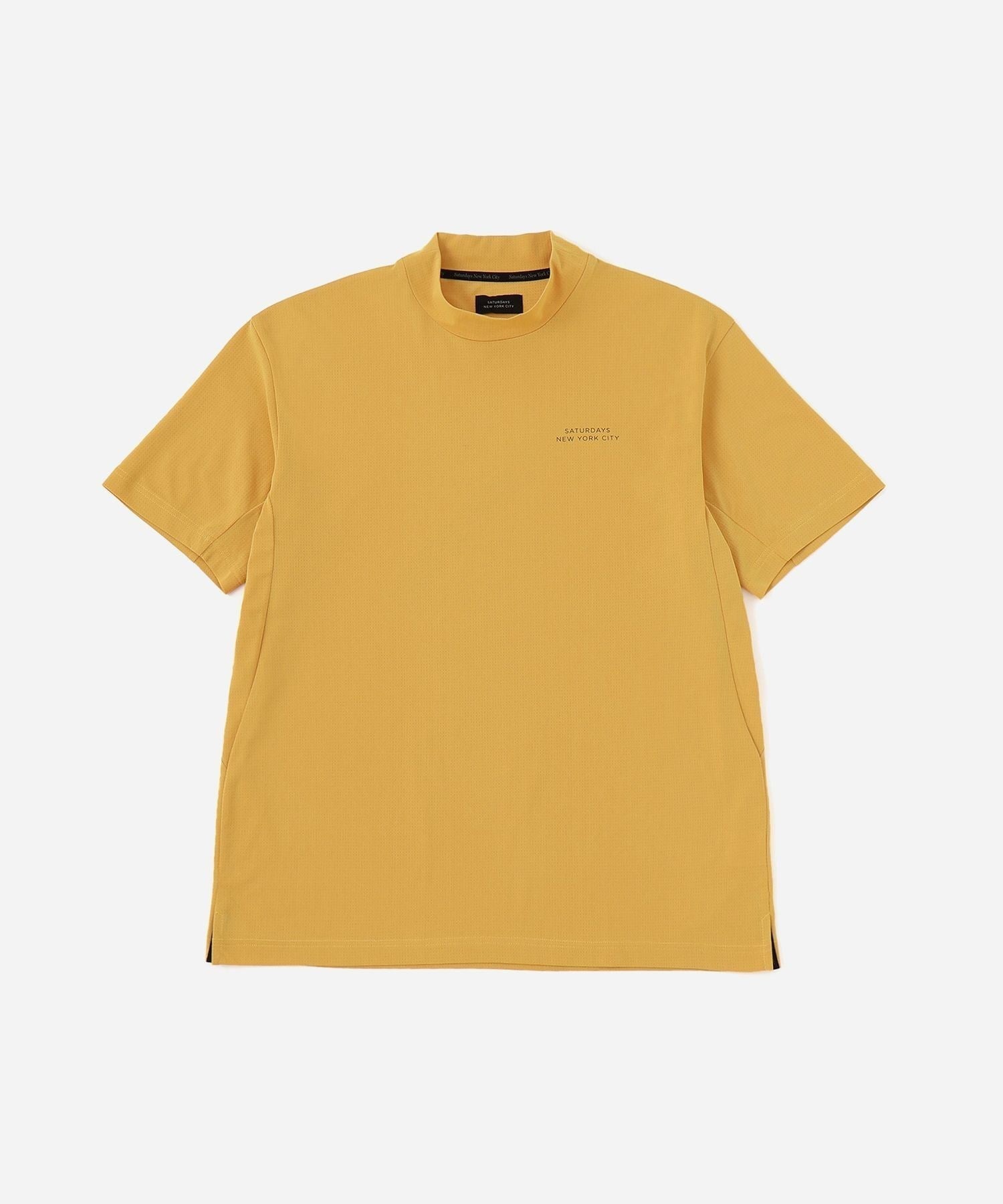 Dot Mesh Half SS Mock Neck | Saturdays NYC Japan