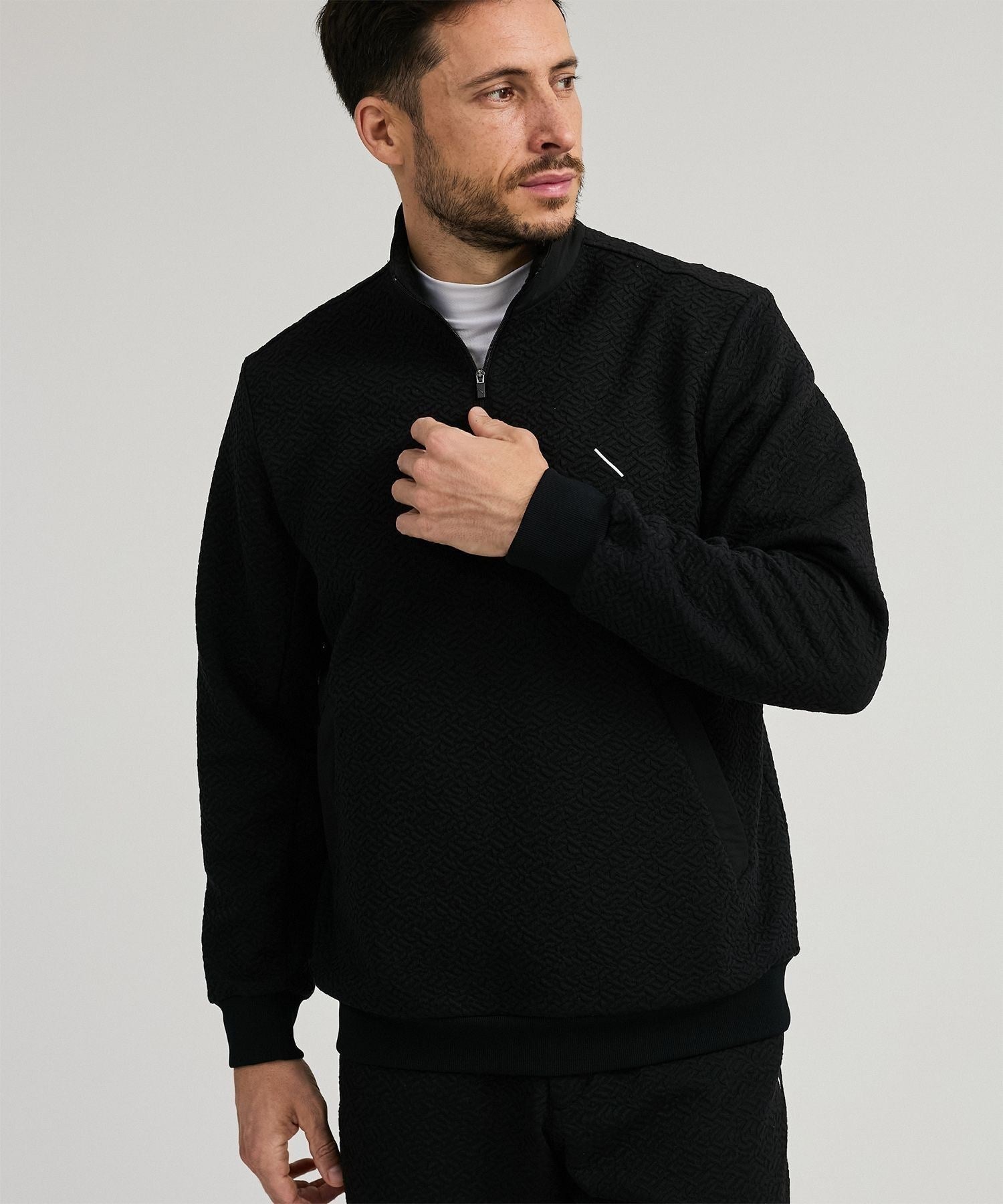 Air Jacquard Half Zip