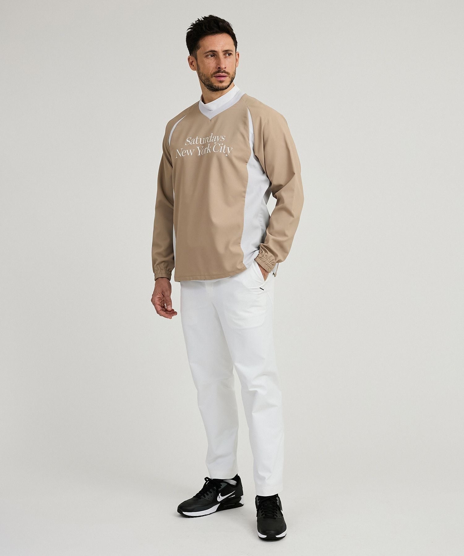 【ベージュ（27）】AZEK  Stretch Woven Pullover AZEK Stretch Woven Pullover | Saturdays NYC Japan