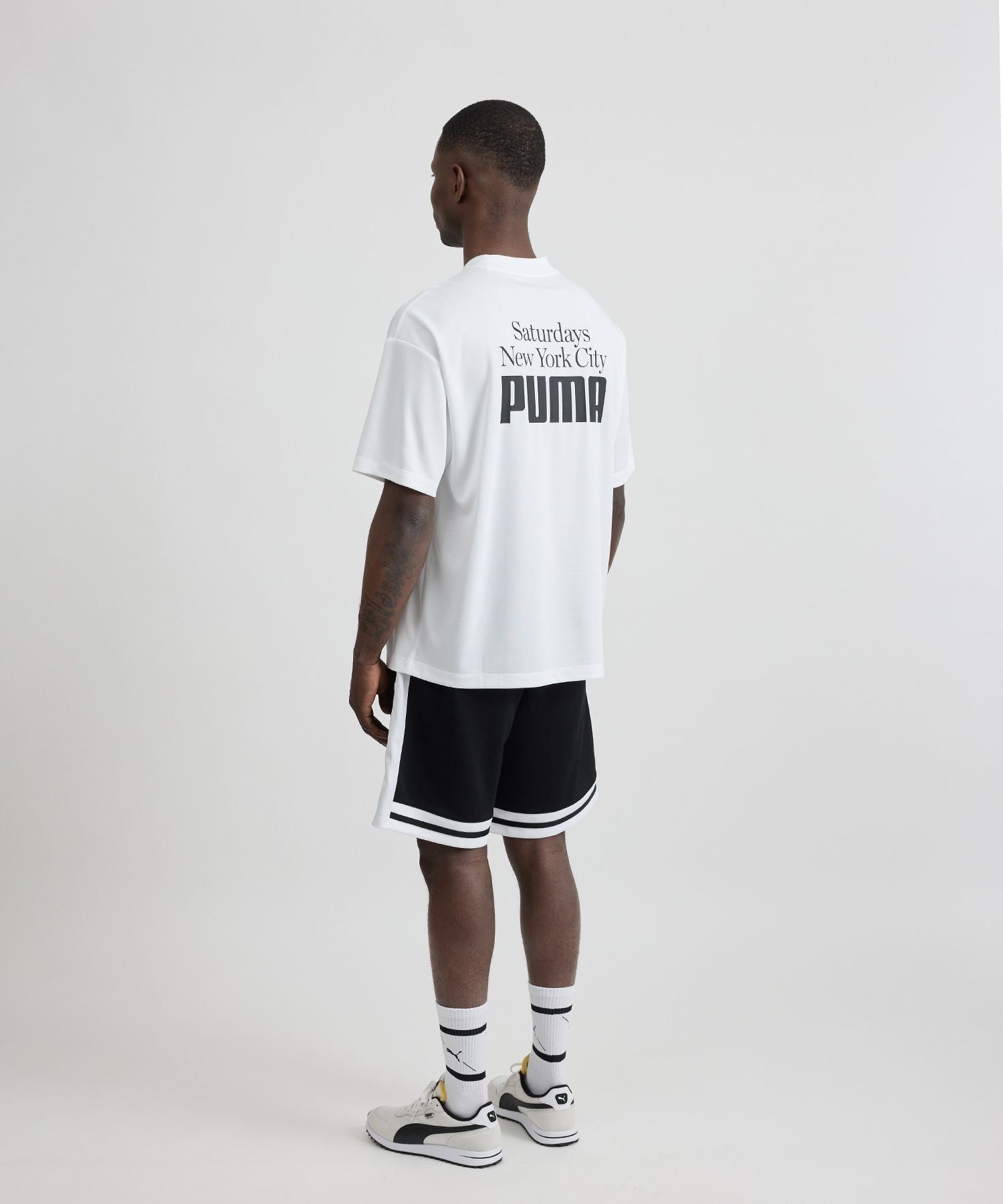 SATURDAY NIGHT PARK Tシャツ ALL4ONE PUMA × Saturdays NYC SS T-Shirt | Saturdays NYC Japan