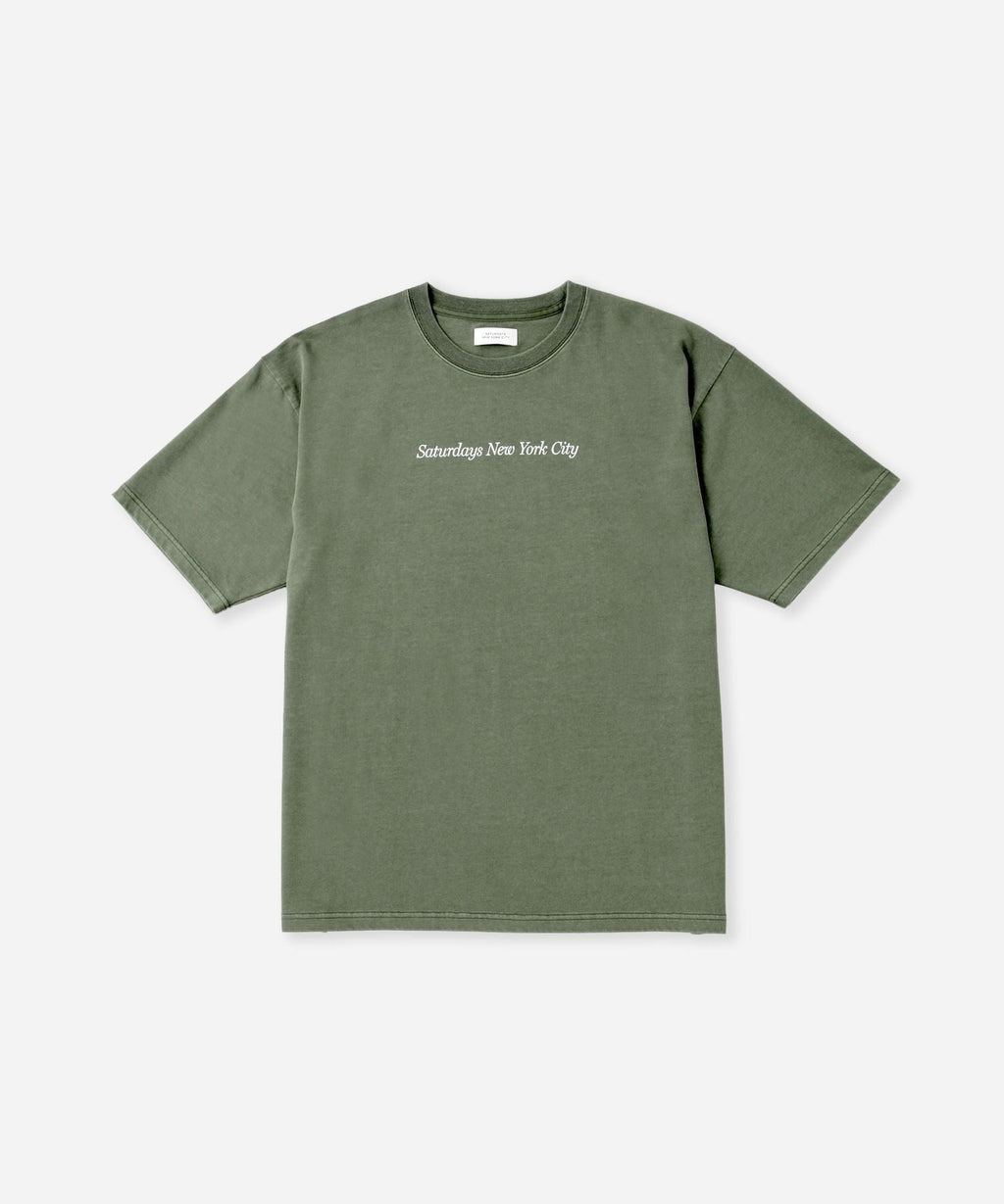 Pigment Dyed Headline SS T-Shirt | Saturdays NYC Japan