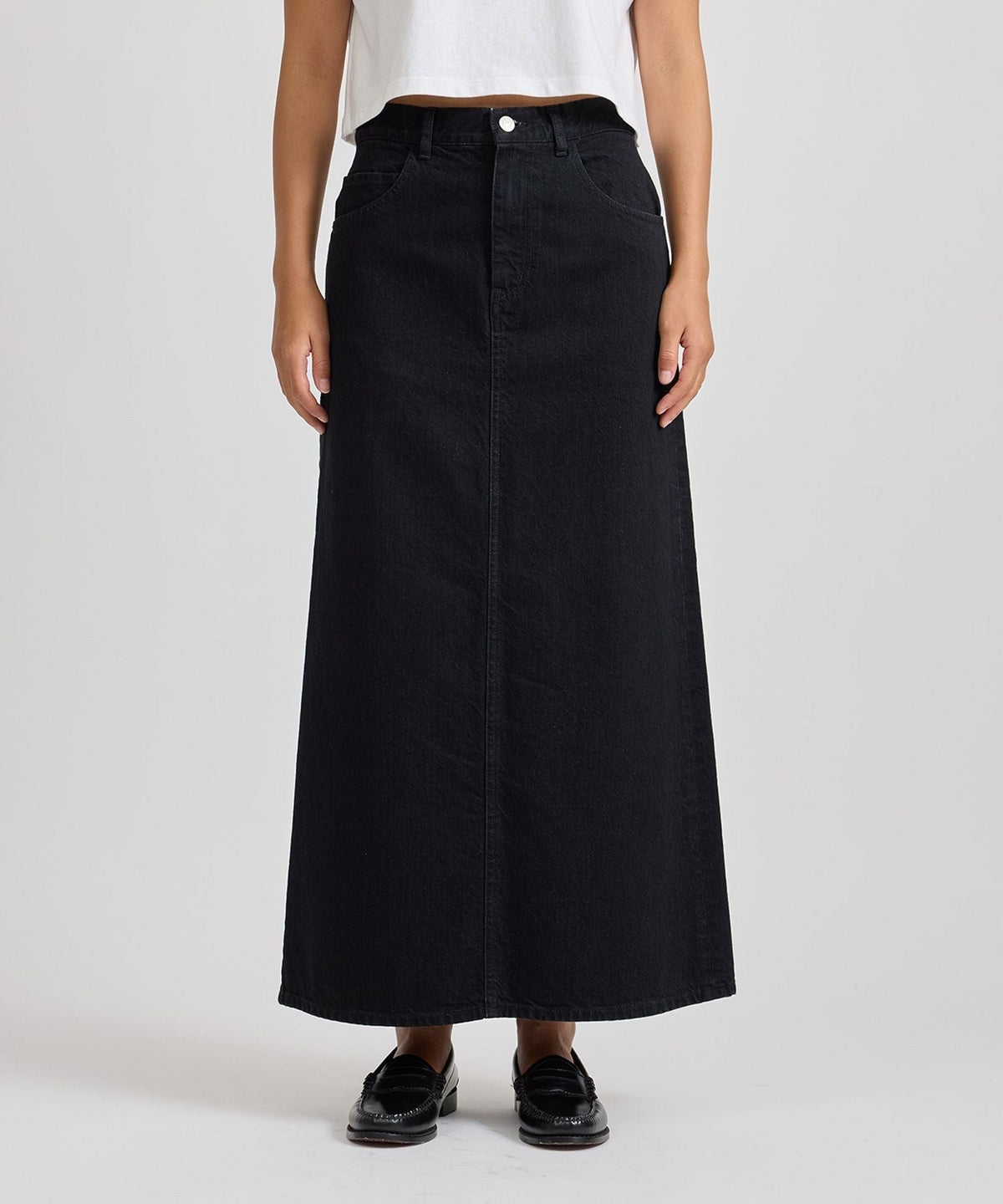 Linh Denim Long Skirt