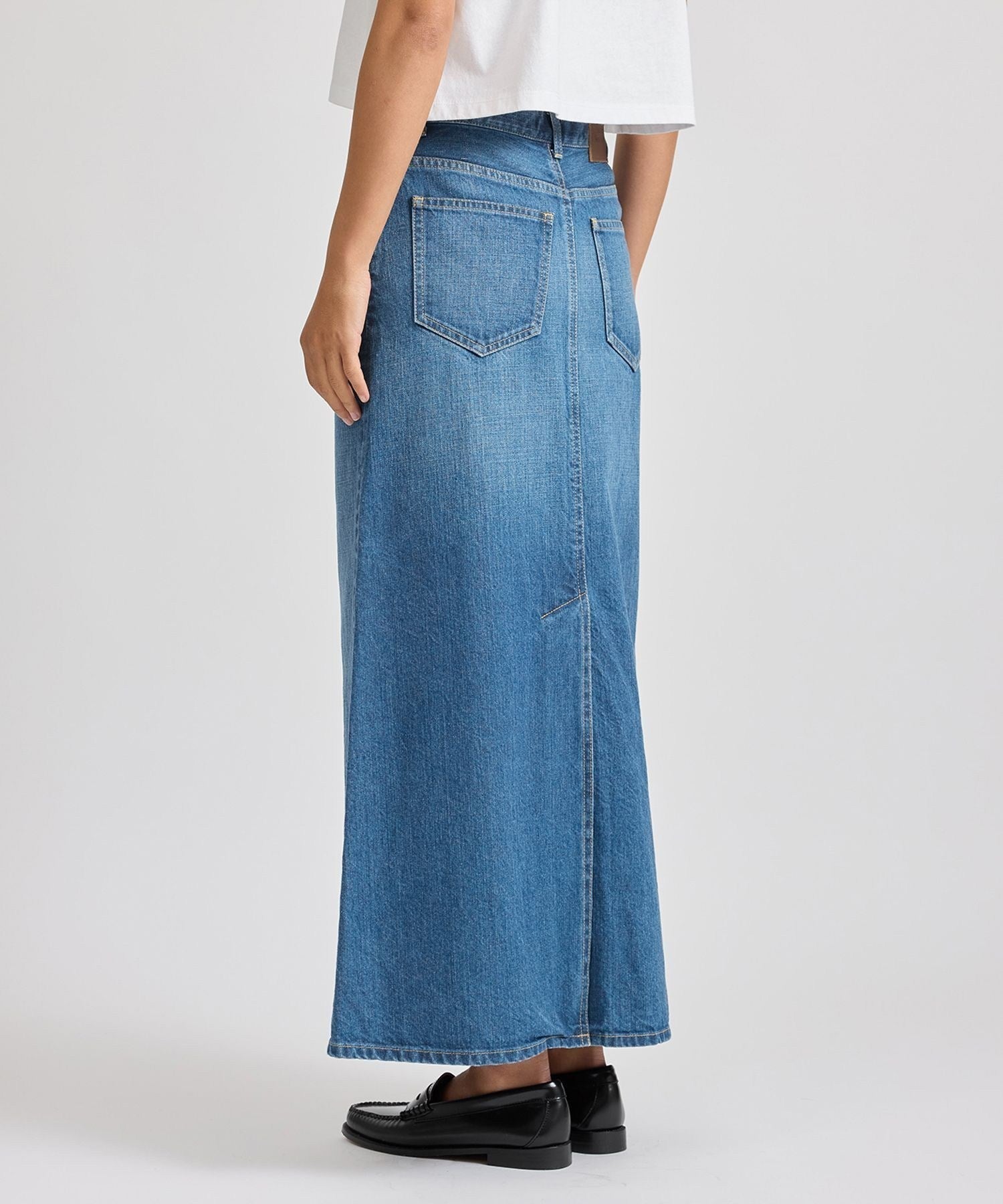 Linh Denim Long Skirt