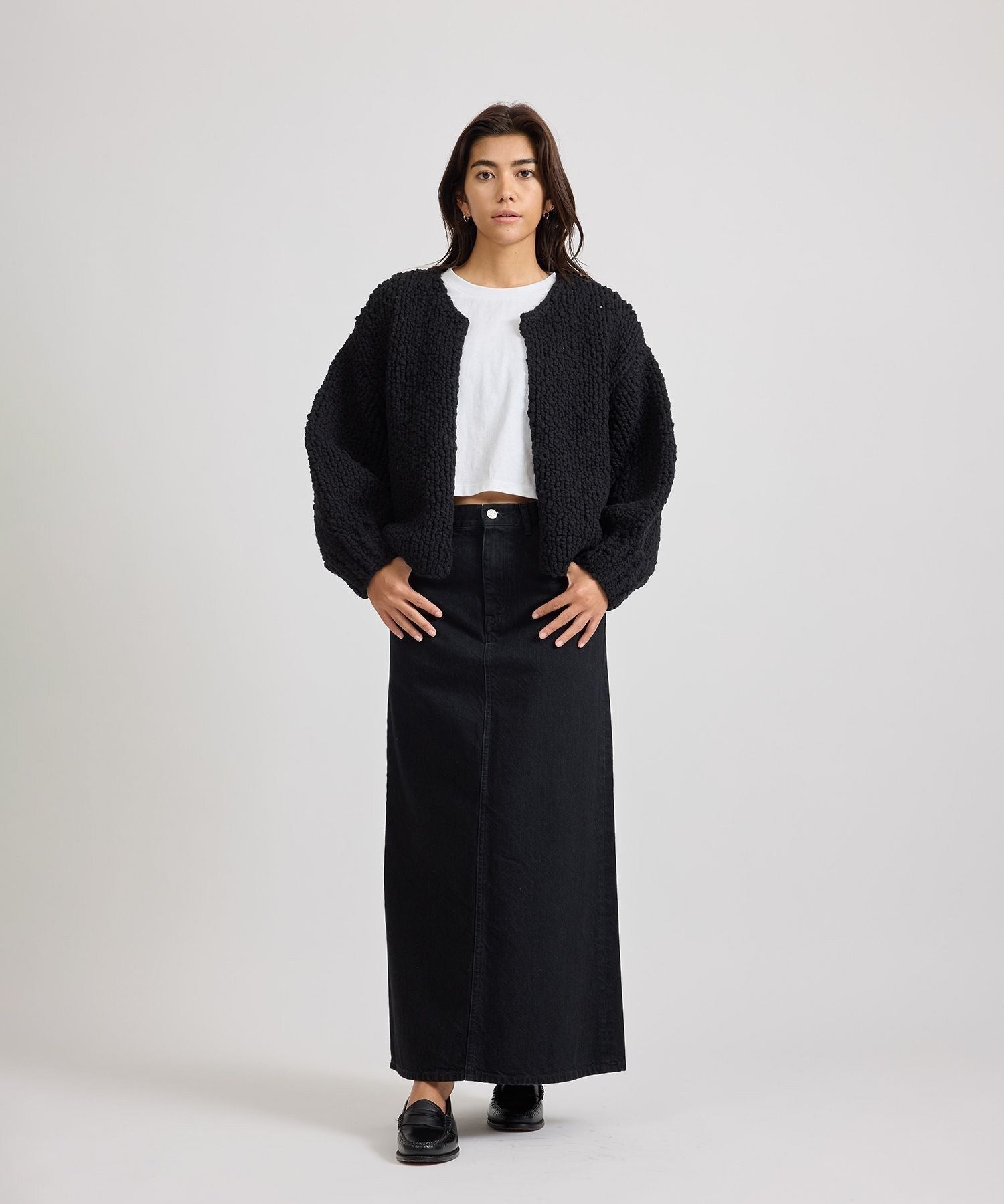 Linh Denim Long Skirt