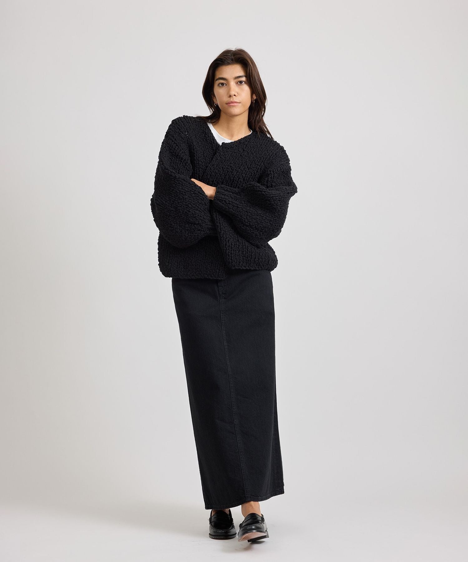 Linh Denim Long Skirt