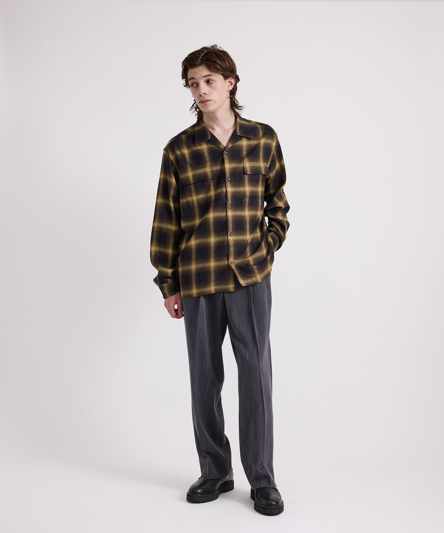 Marco Ombre Check  LS Shirt