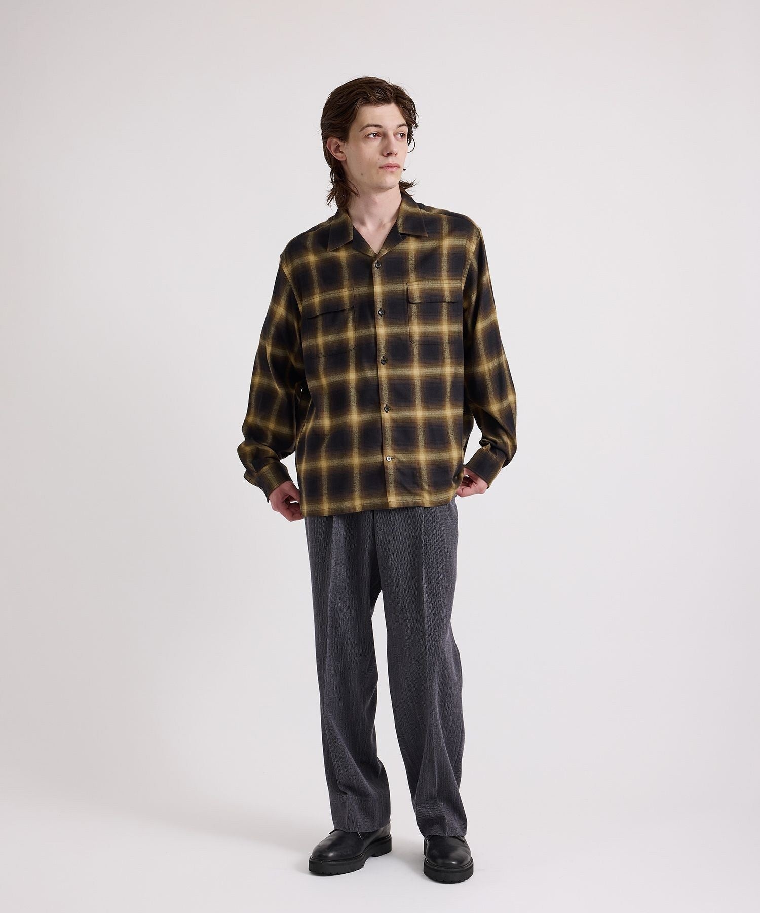 Marco Ombre Check  LS Shirt