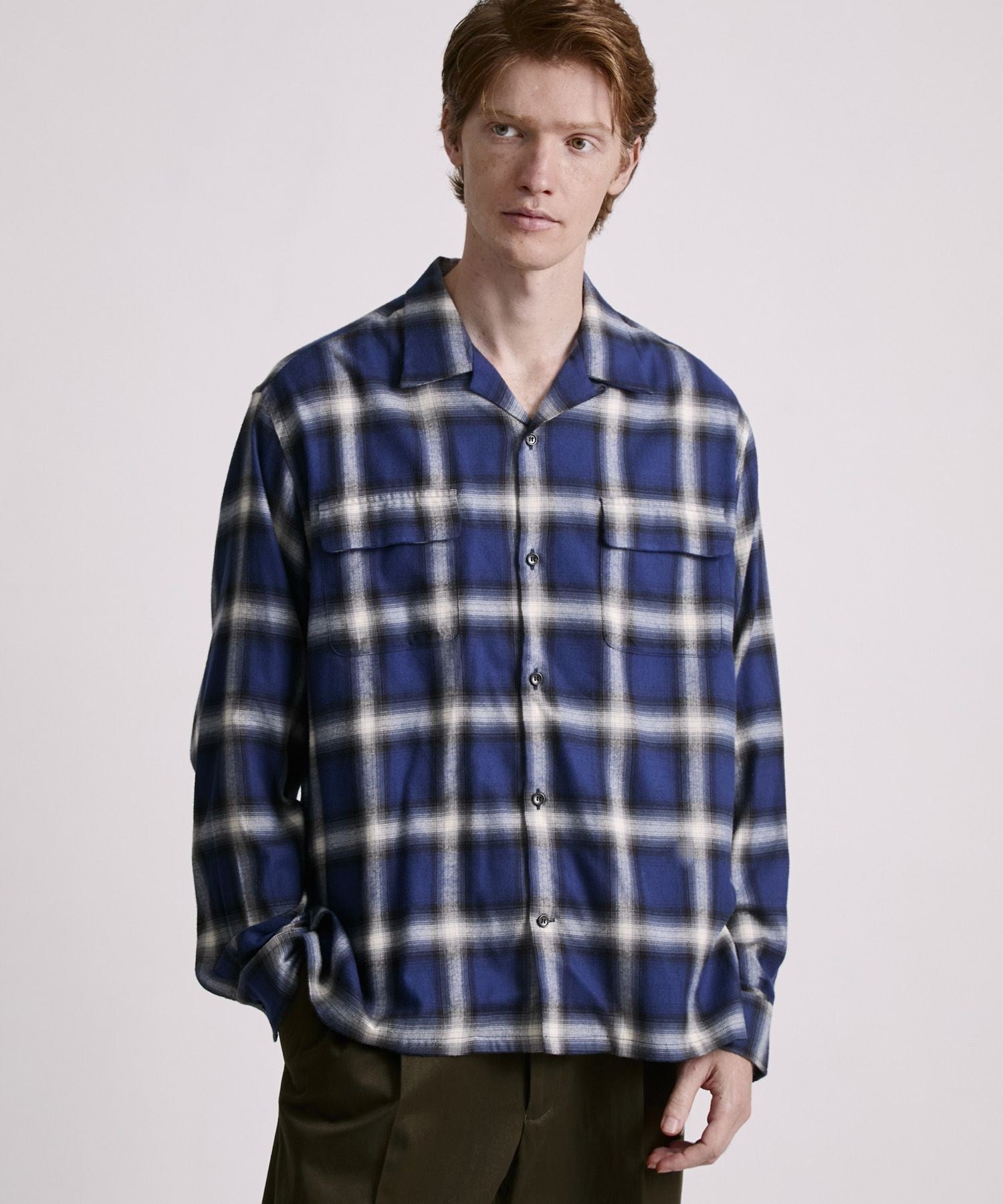Marco Ombre Check  LS Shirt