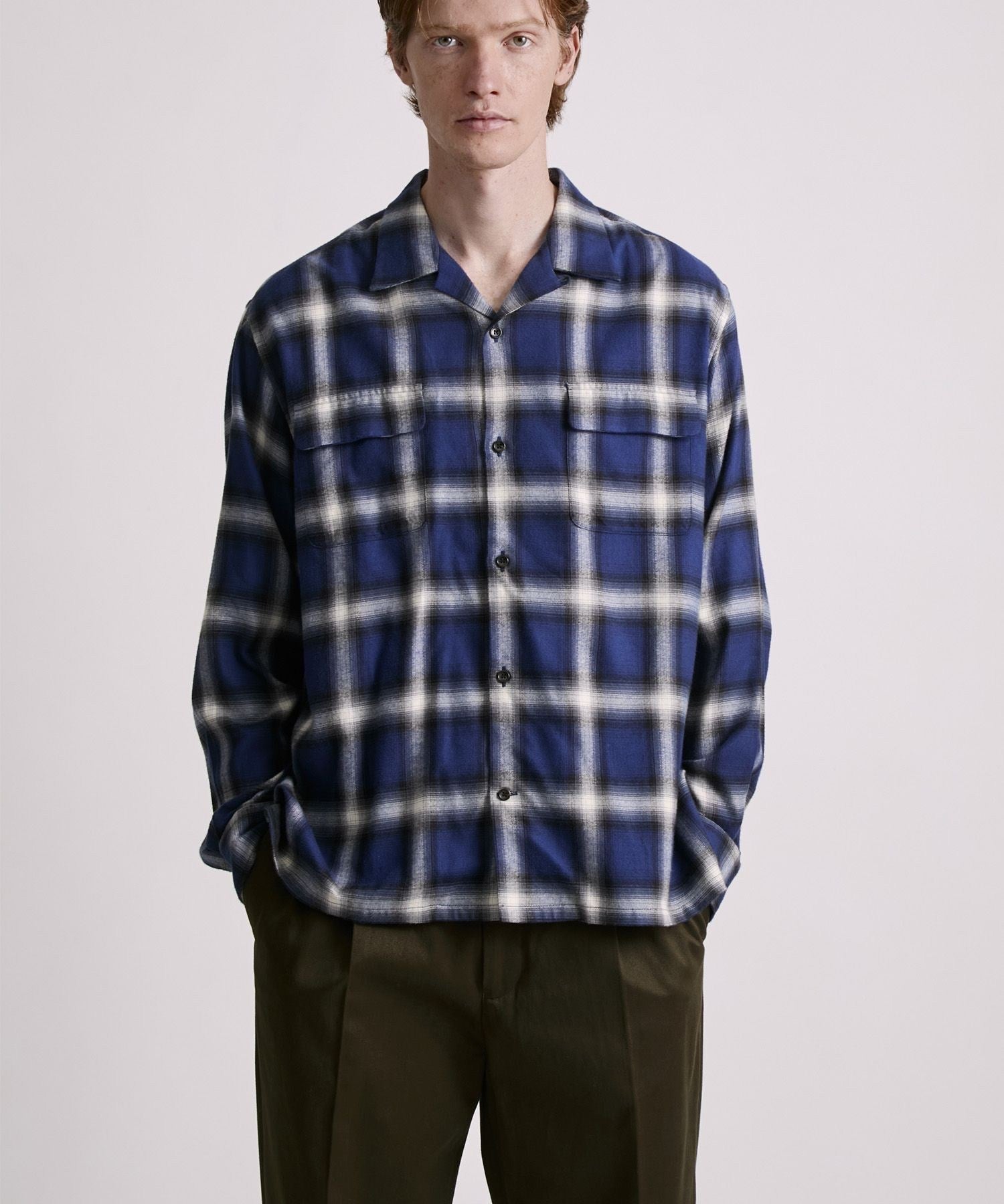 Marco Ombre Check  LS Shirt
