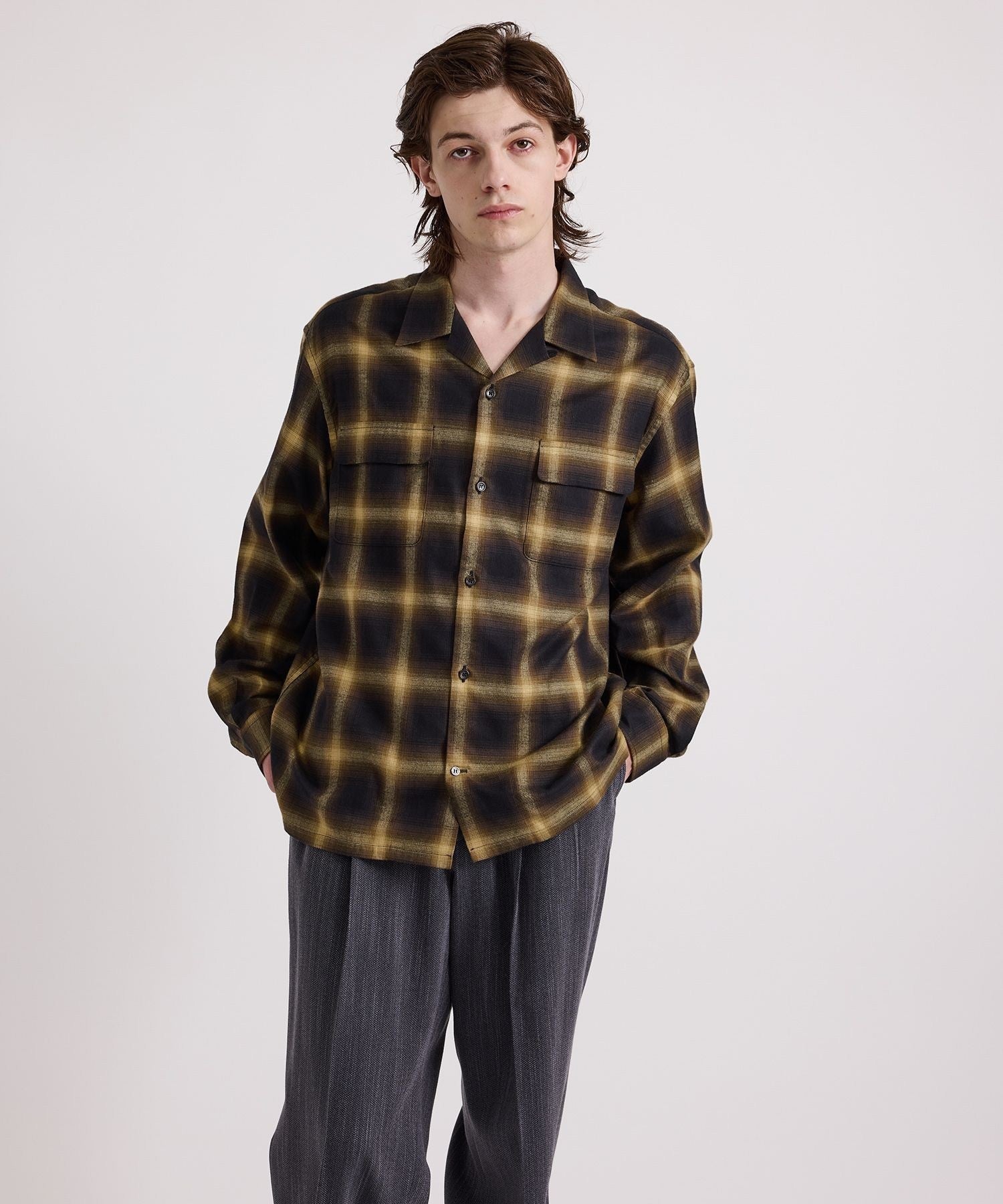 Marco Ombre Check  LS Shirt
