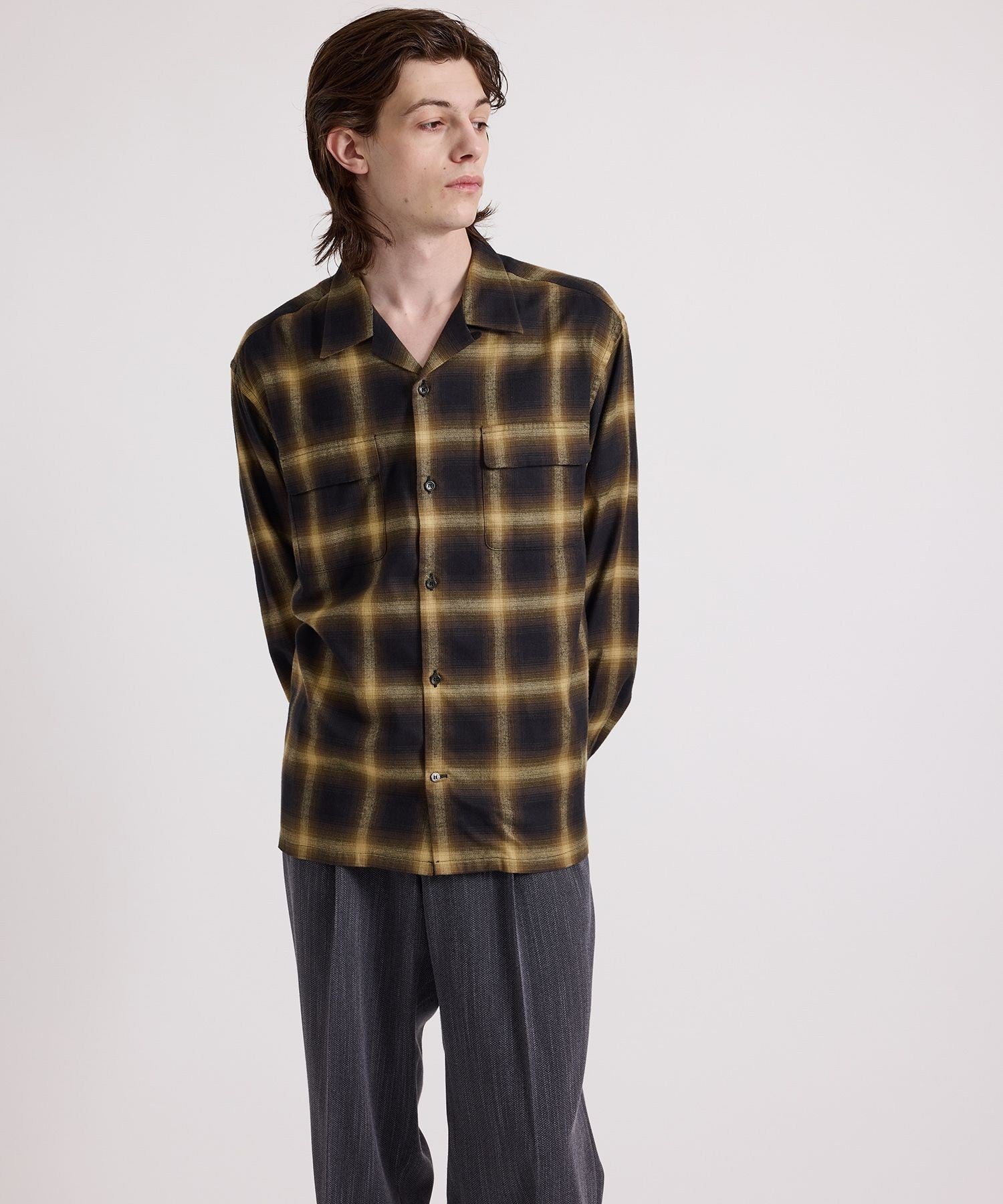 Marco Ombre Check  LS Shirt