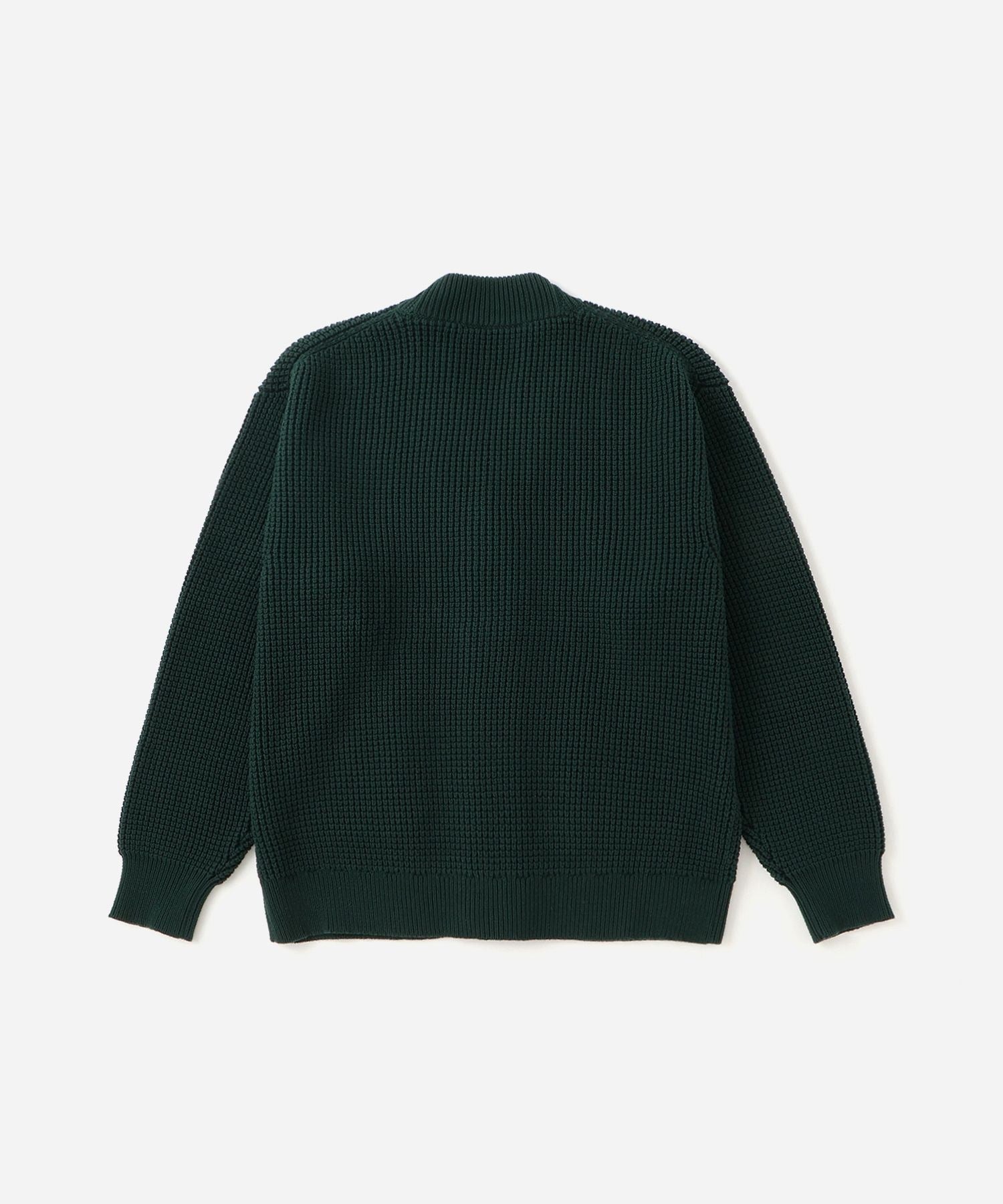 Michael Plaited Waffle Cardigan