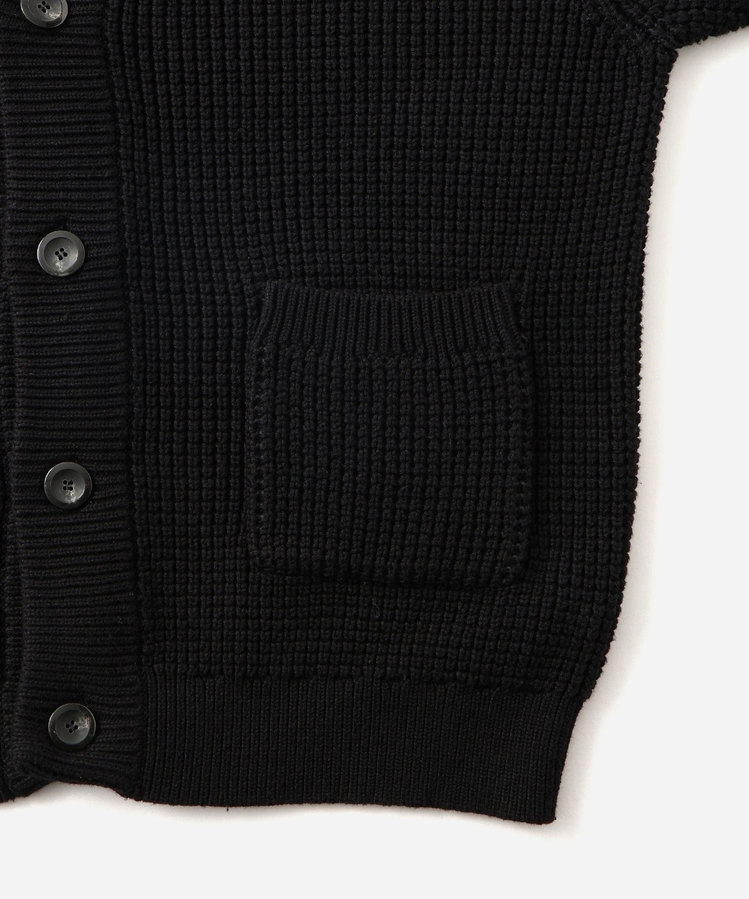 Michael Plaited Waffle Cardigan