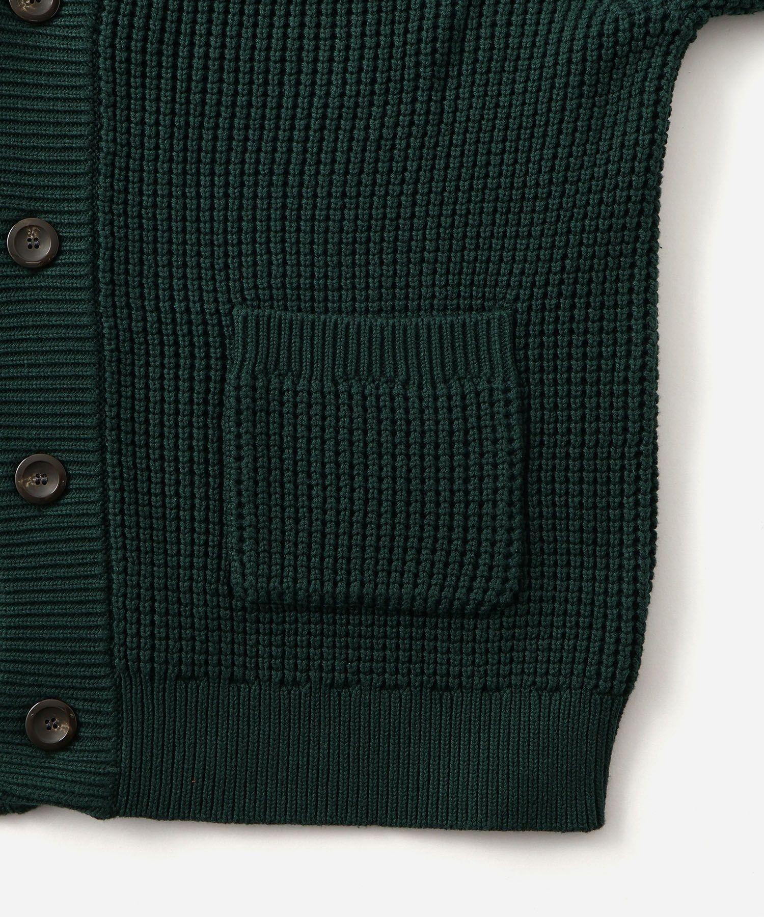 Michael Plaited Waffle Cardigan