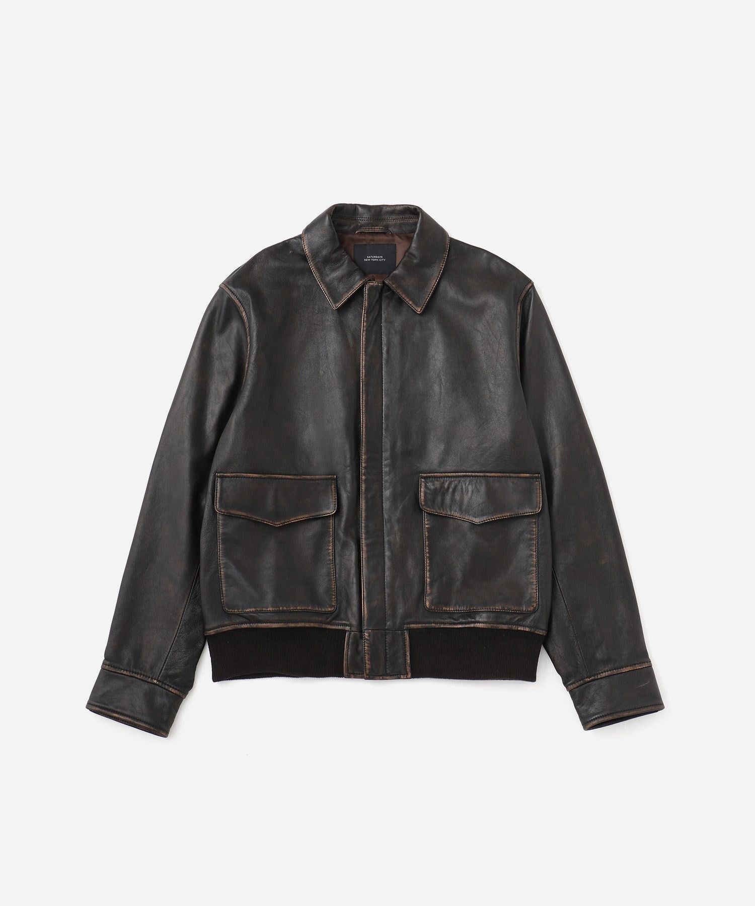 Tunstall Vintage Leather Jacket | Saturdays NYC Japan