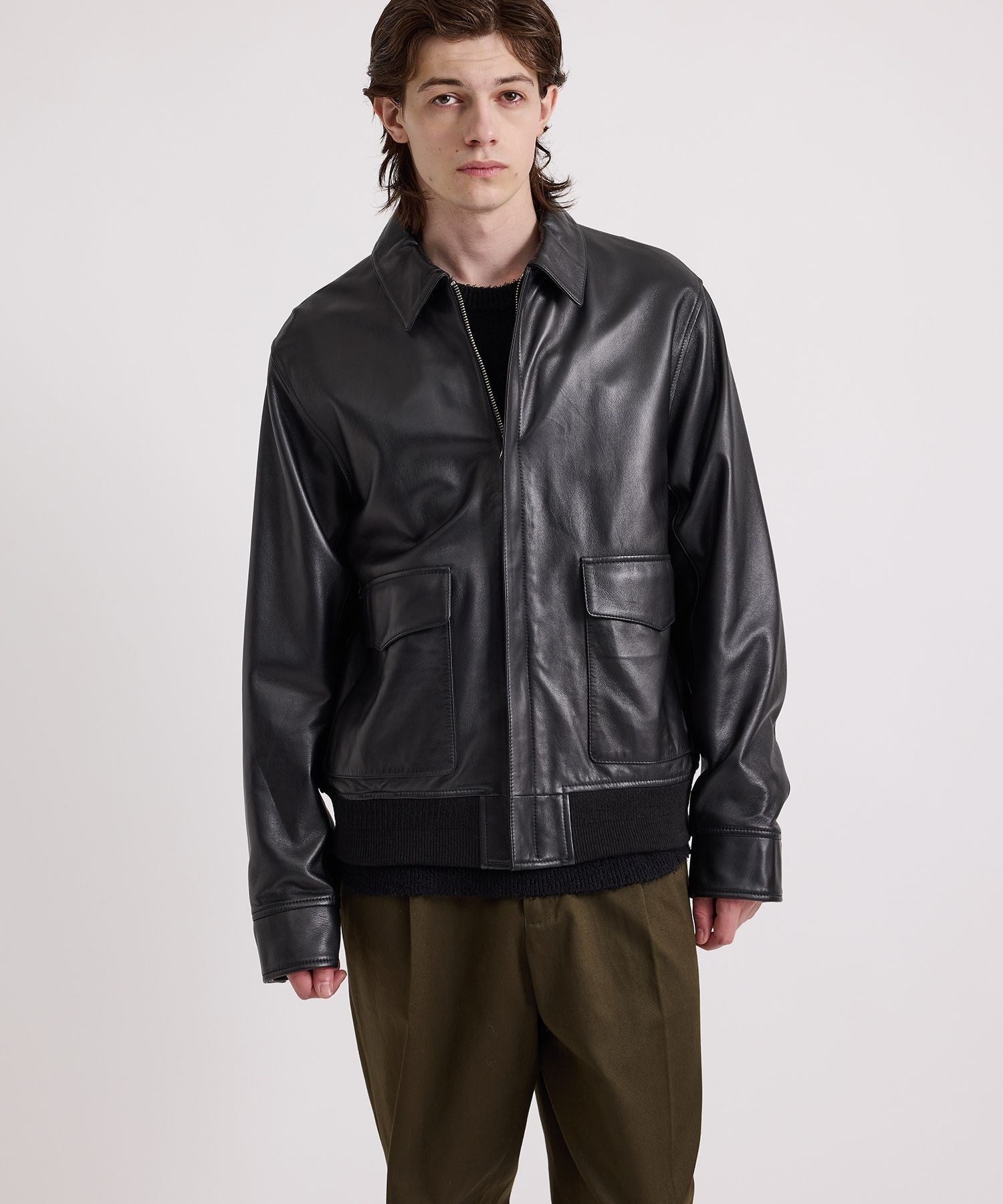 Tunstall Vintage Leather Jacket | Saturdays NYC Japan