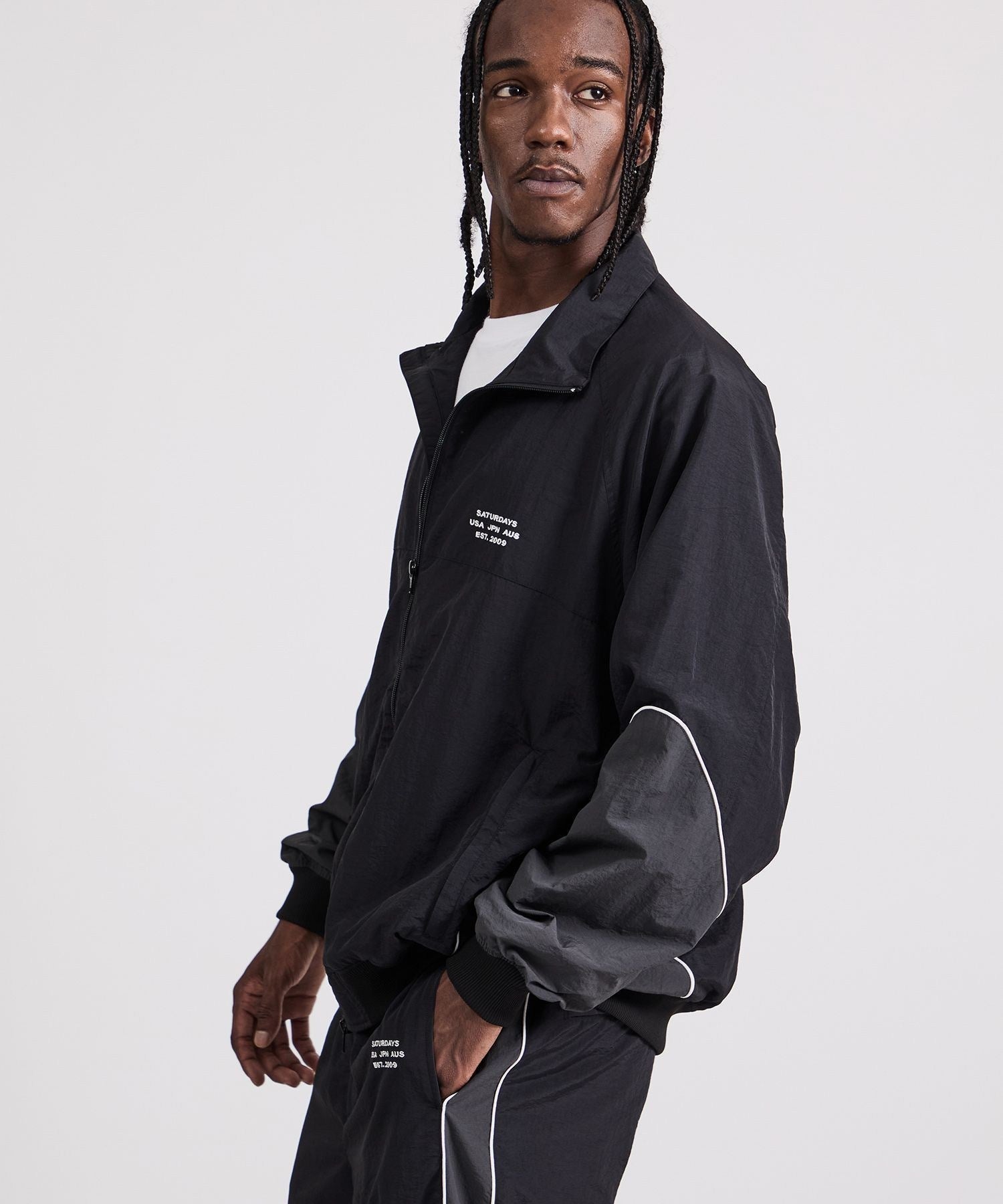 Everett Panelled Track Jacket