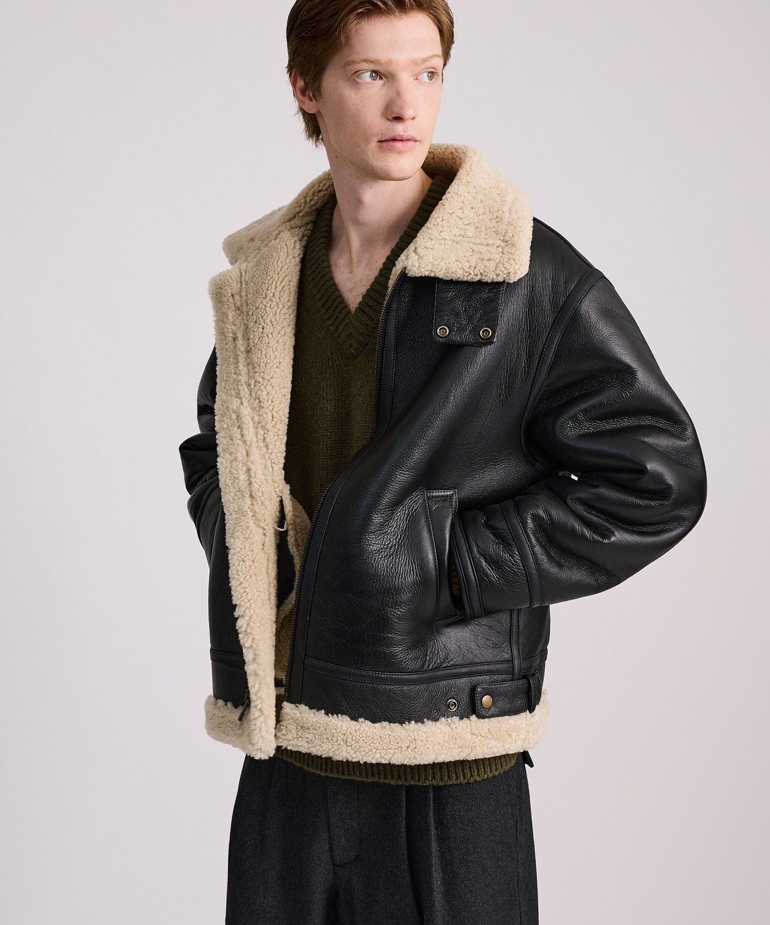 最終値下げ　美品✨Saturdays NYC ムートンジャケット リバーシブル Hudson Mouton Jacket | Saturdays NYC Japan