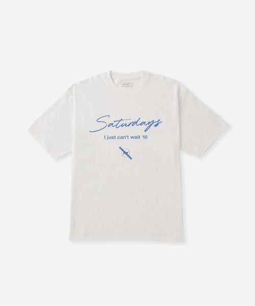 【関税込み】Saturdays NYC スウェットシャツ Saturdays NYC(サタデーズ ニューヨークシティ) / Script Emb LS