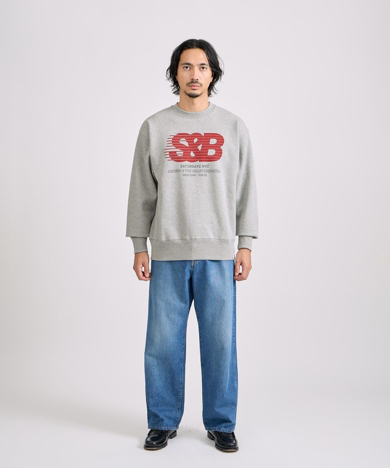 BEDWIN & THE HEARTBREAKERS x Saturdays NYC Ex.PRINTED SWEAT 