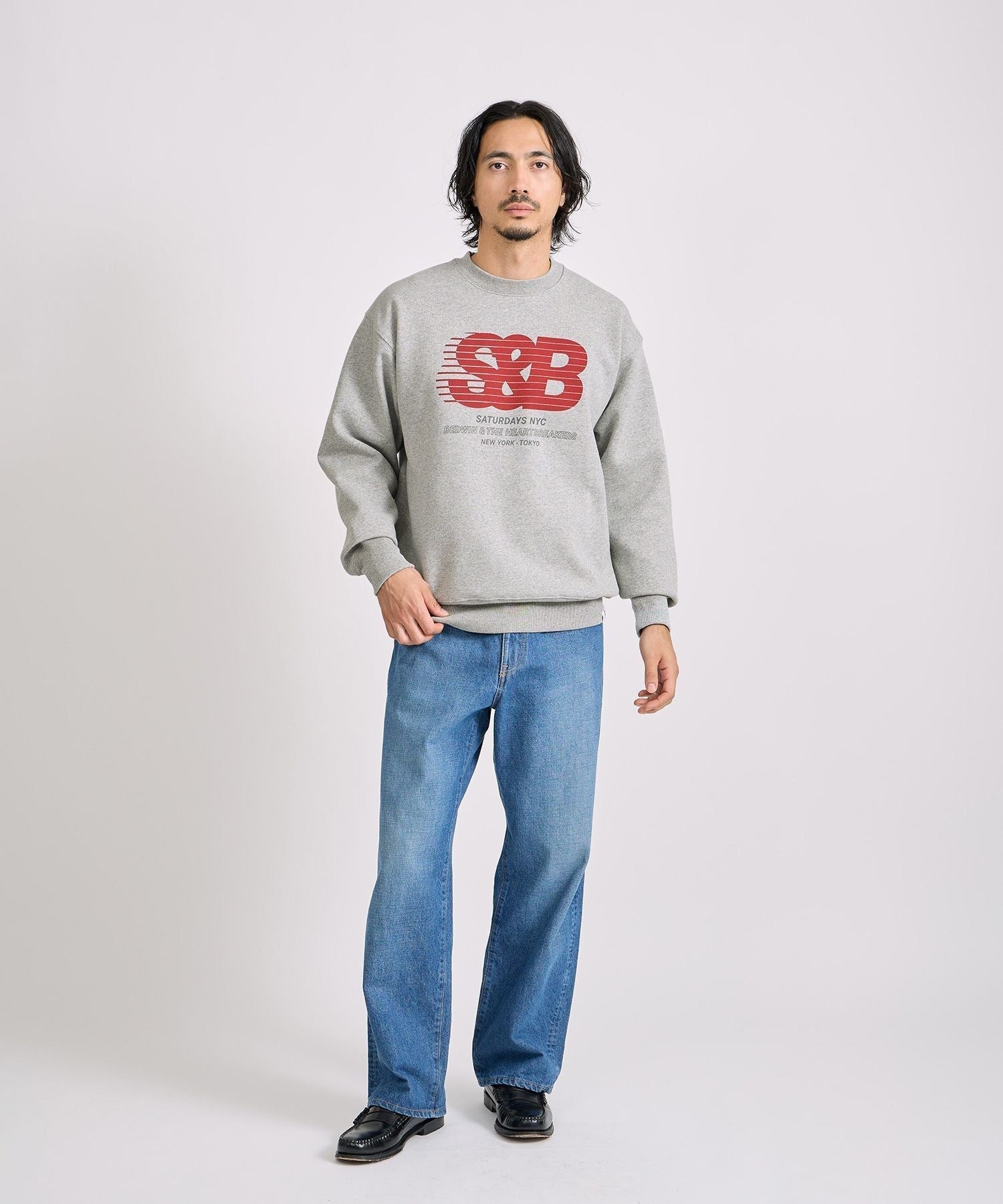 BEDWIN & THE HEARTBREAKERS x Saturdays NYC Ex.PRINTED SWEAT 