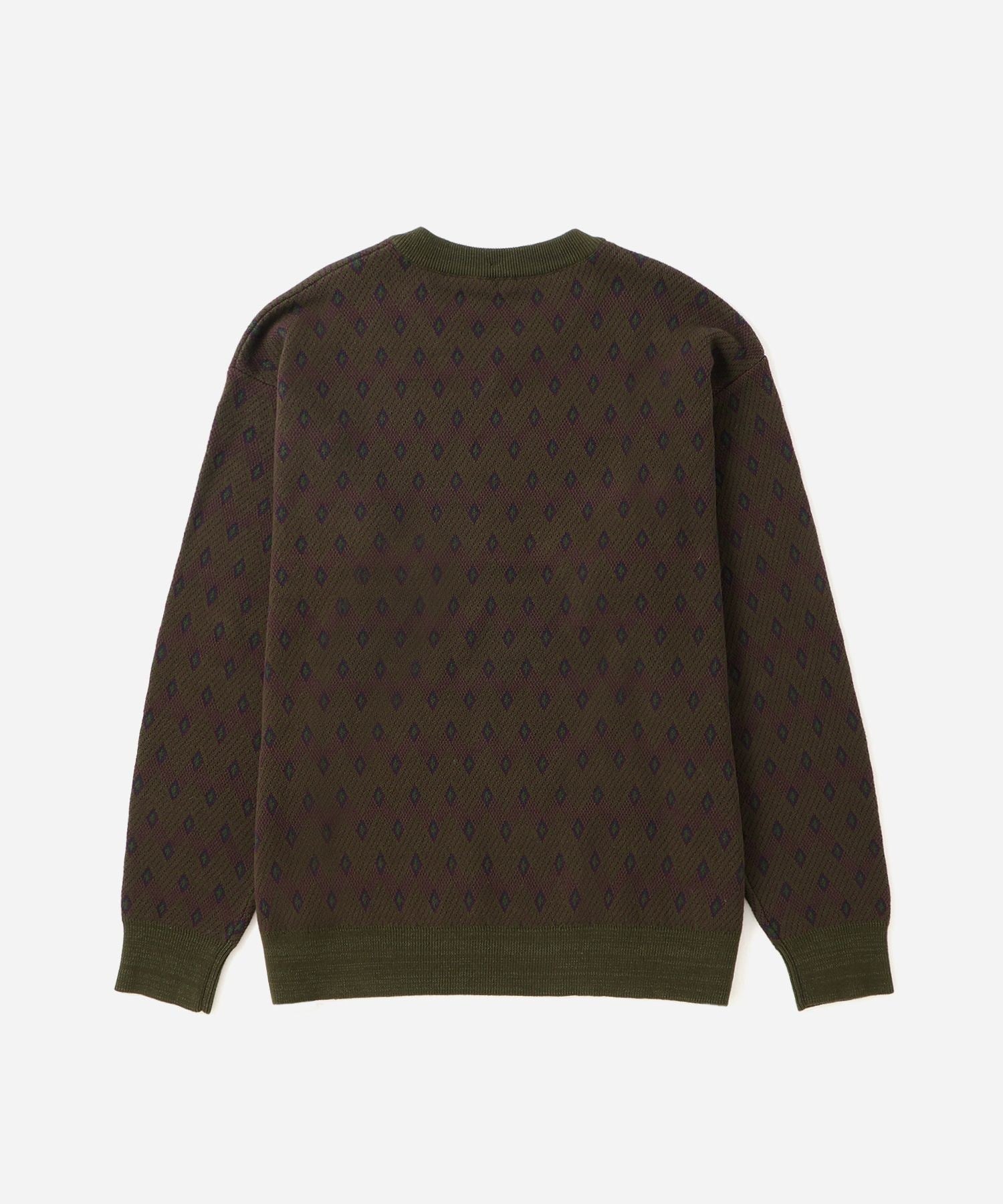 Charles Jacquard Vneck Sweater