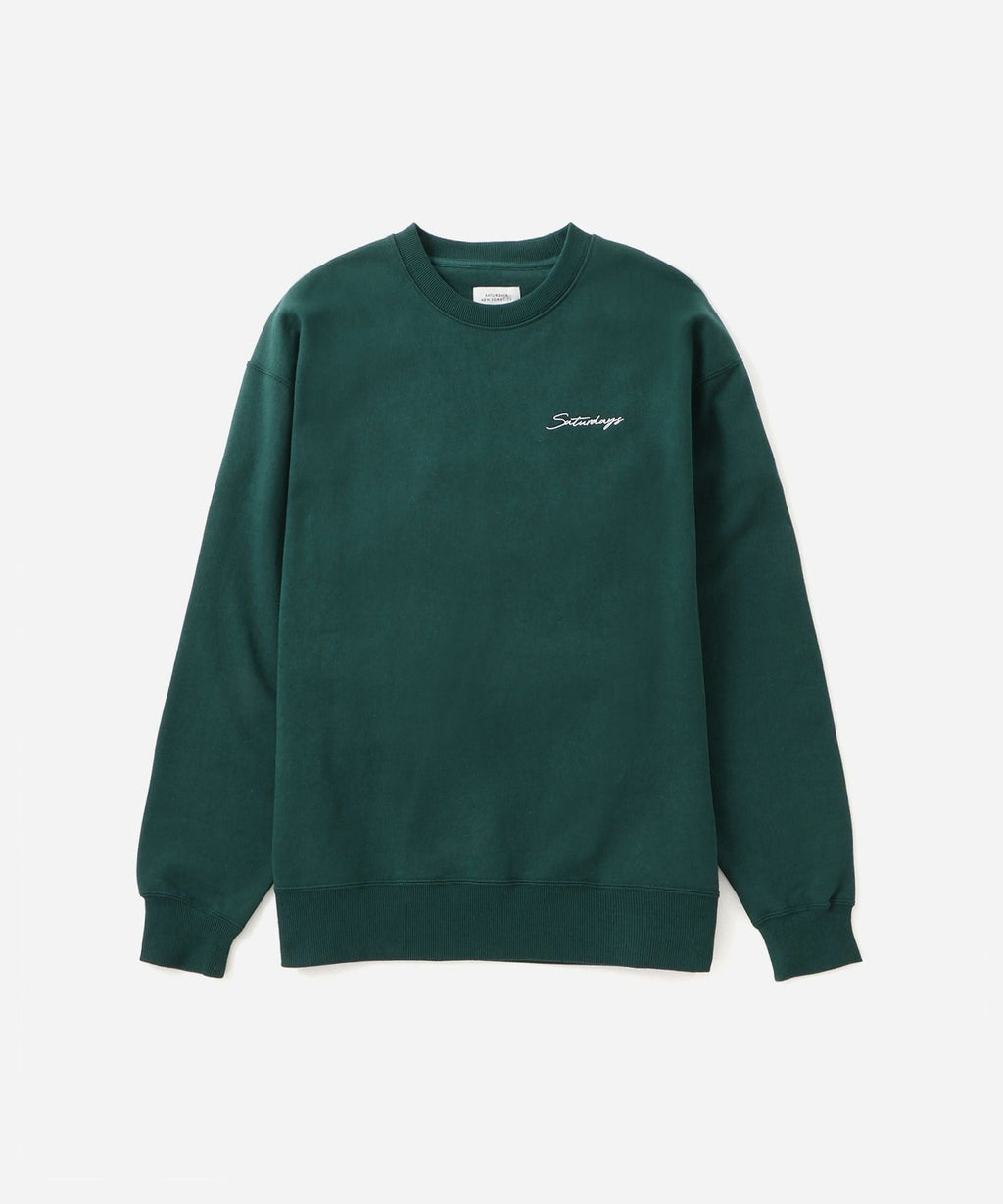 Bowery Script Emb Sweatshirt
