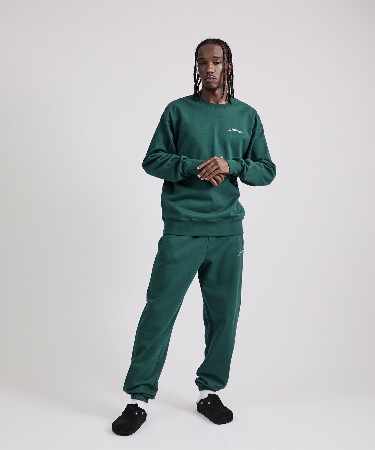 Bowery Script Emb Sweatshirt