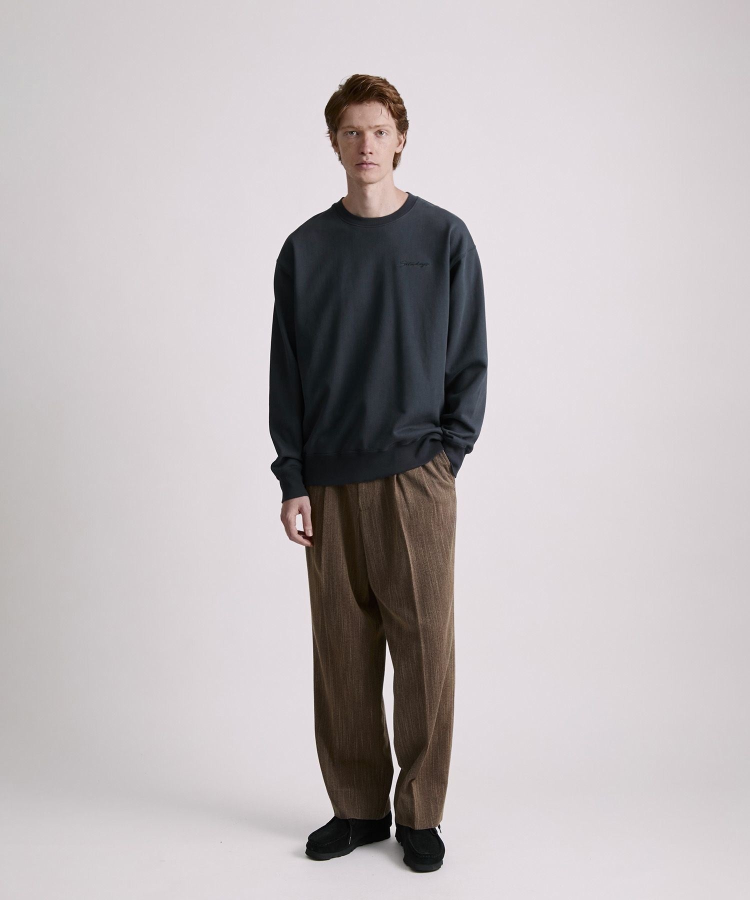 Bowery Script Emb Sweatshirt