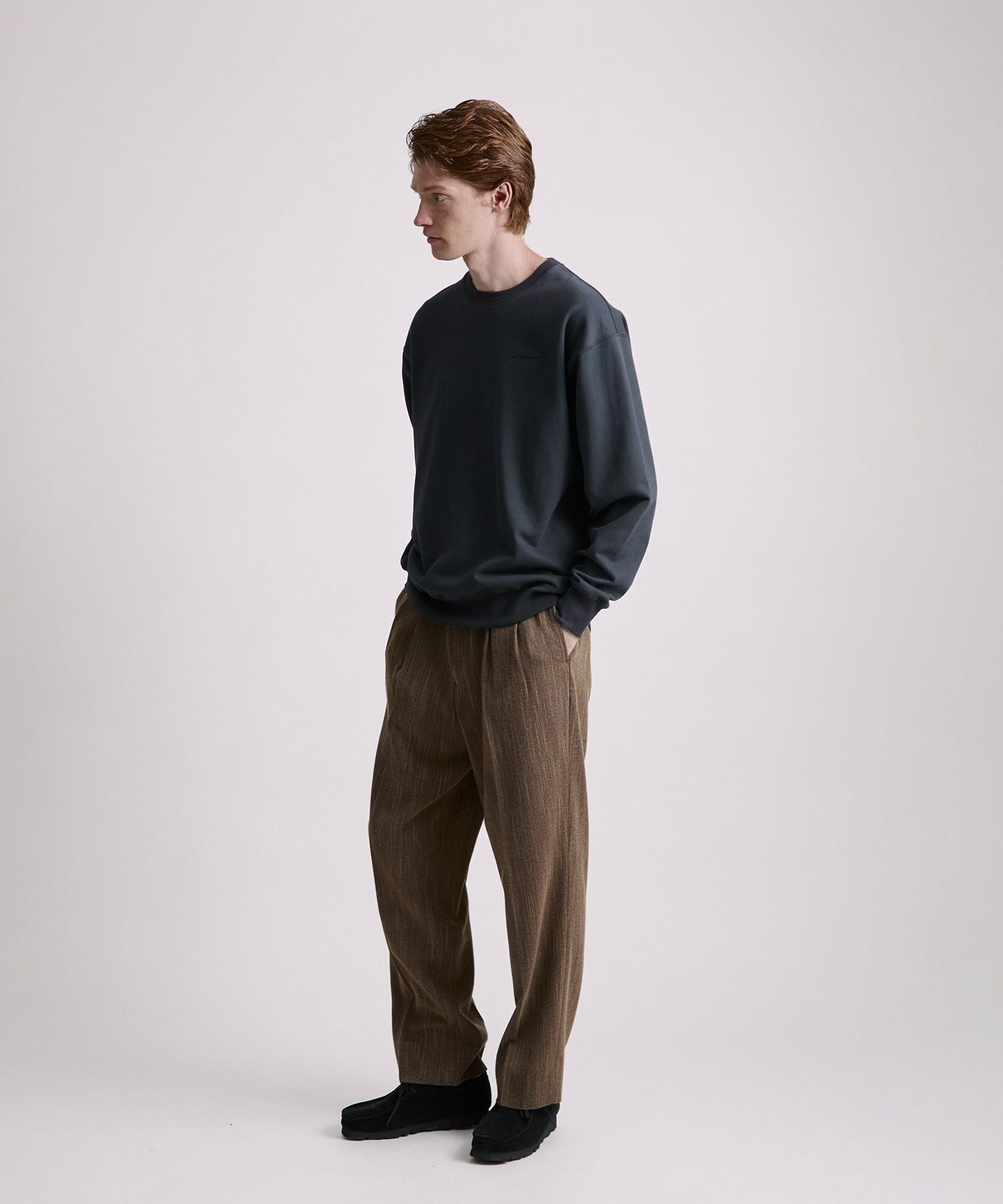 Bowery Script Emb Sweatshirt