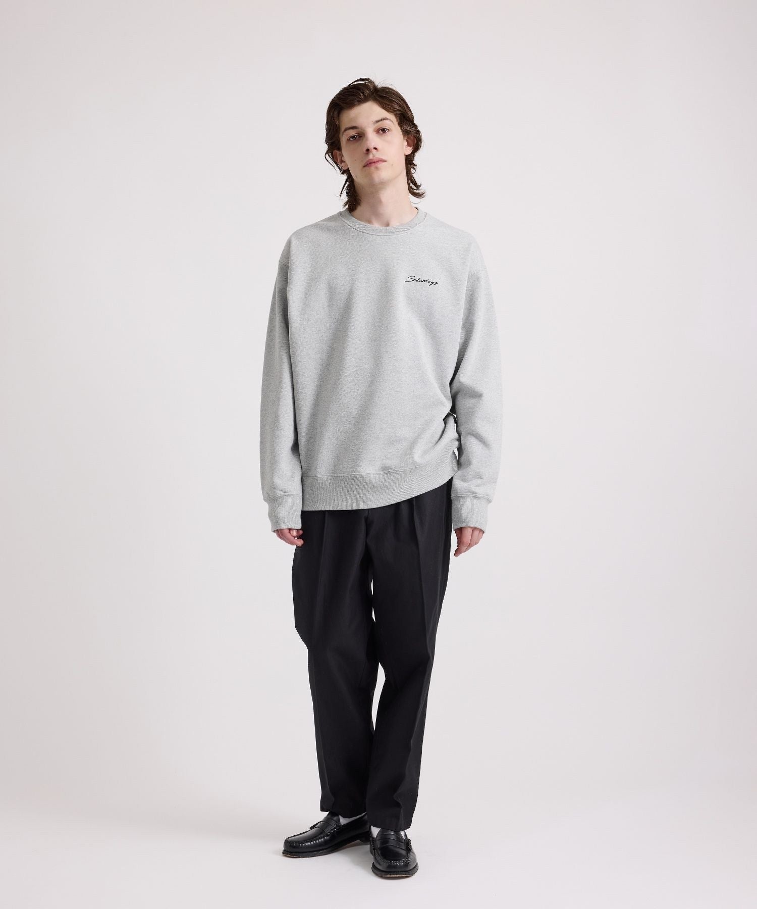 Bowery Script Emb Sweatshirt