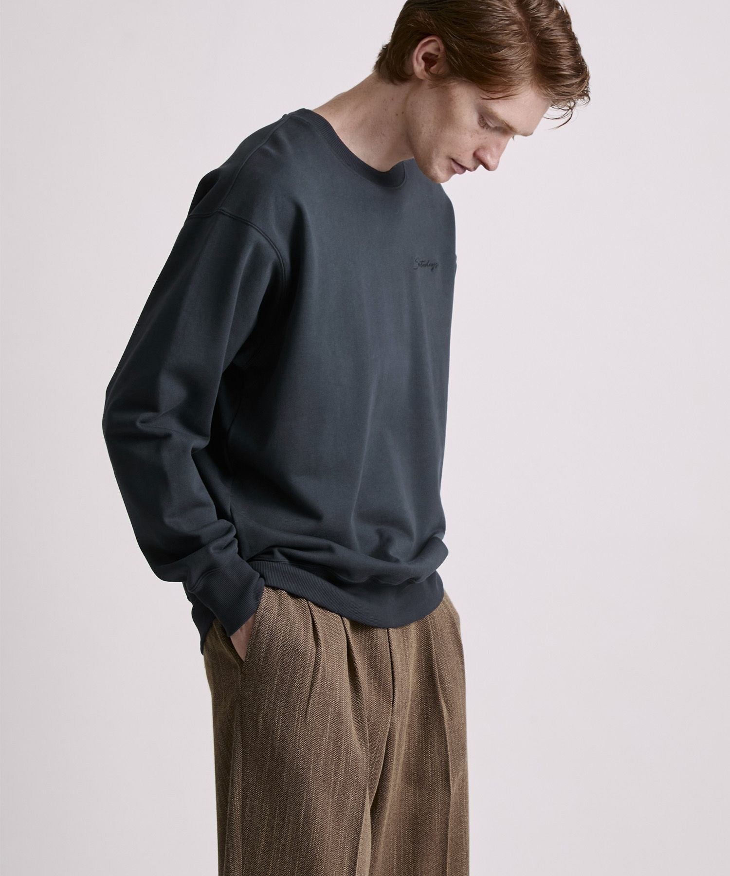 Bowery Script Emb Sweatshirt