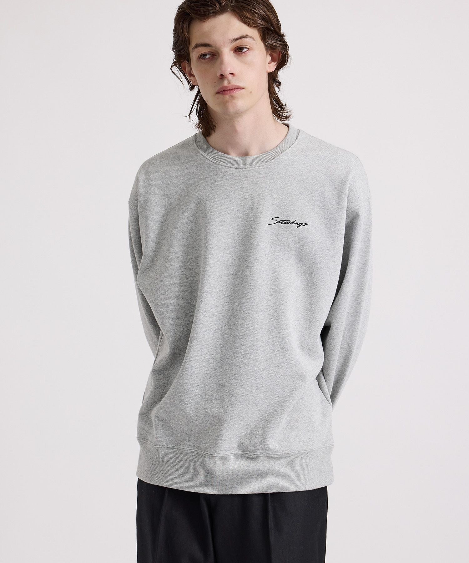 Bowery Script Emb Sweatshirt