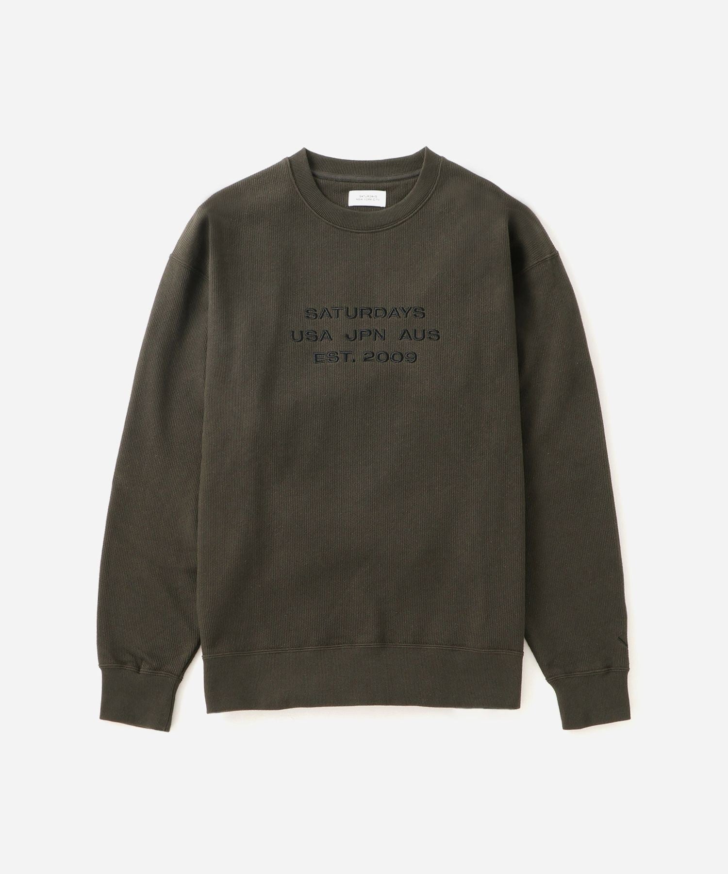 Bowery Dobby Weave International Sweatshirt | Saturdays NYC Japan