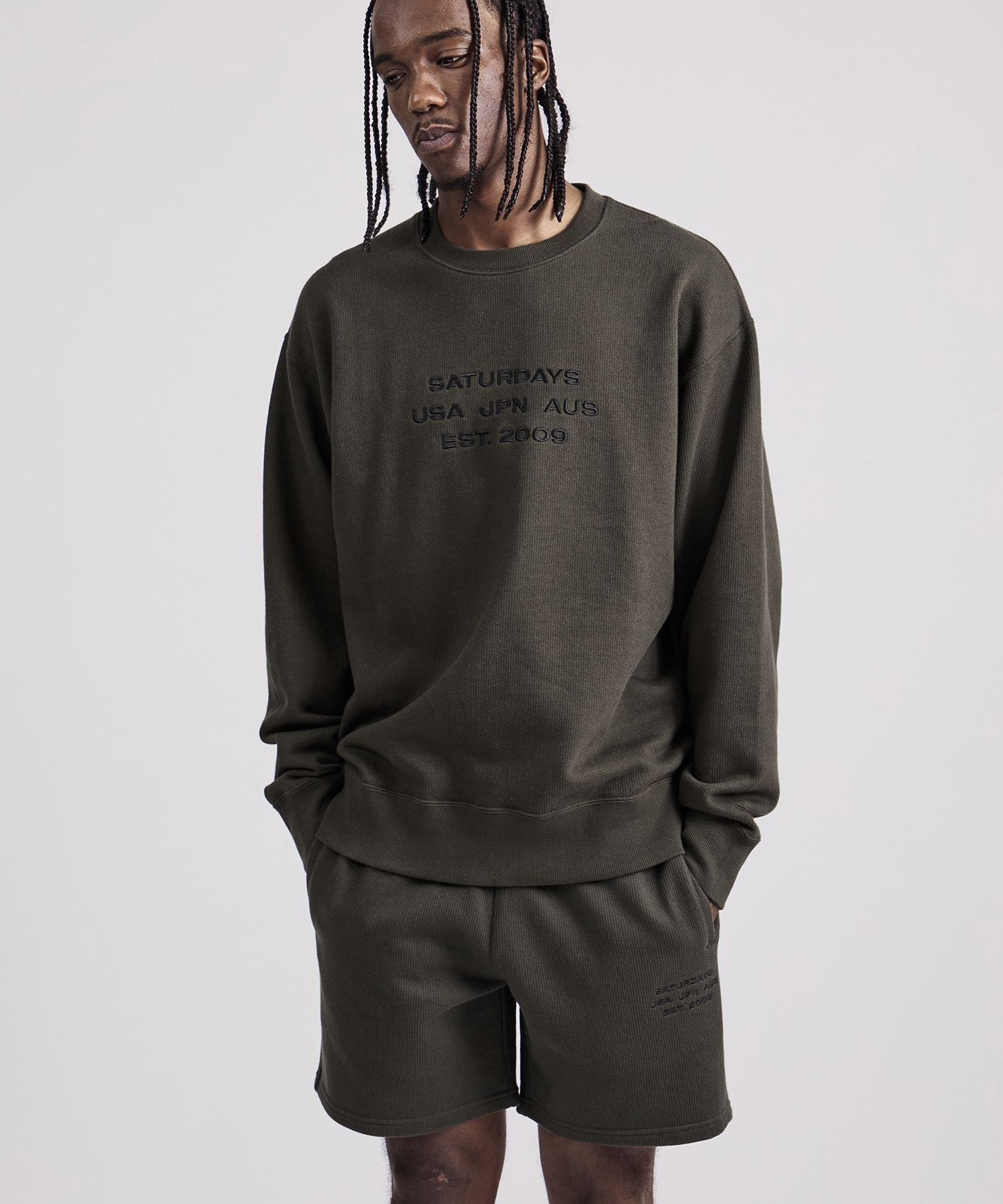 Bowery Dobby Weave International Sweatshirt