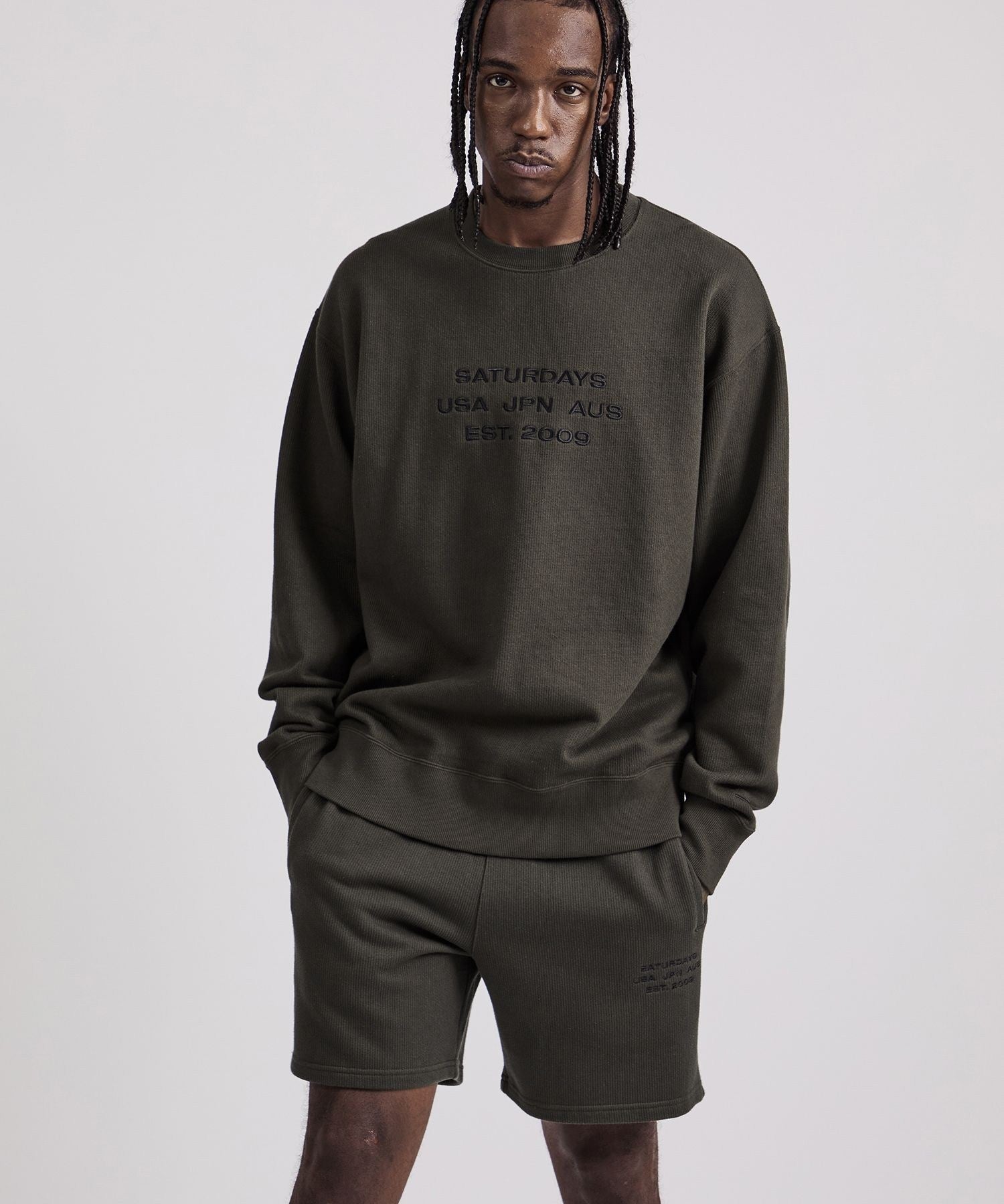 Bowery Dobby Weave International Sweatshirt