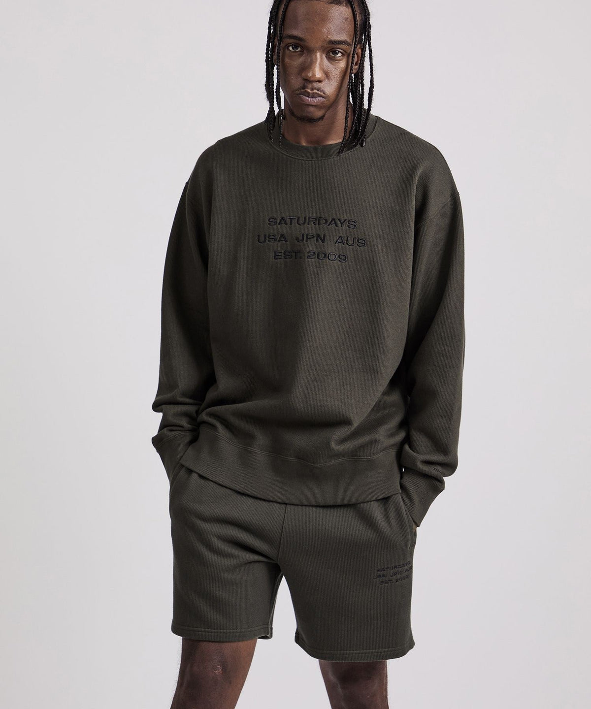 Bowery Dobby Weave International Sweatshirt
