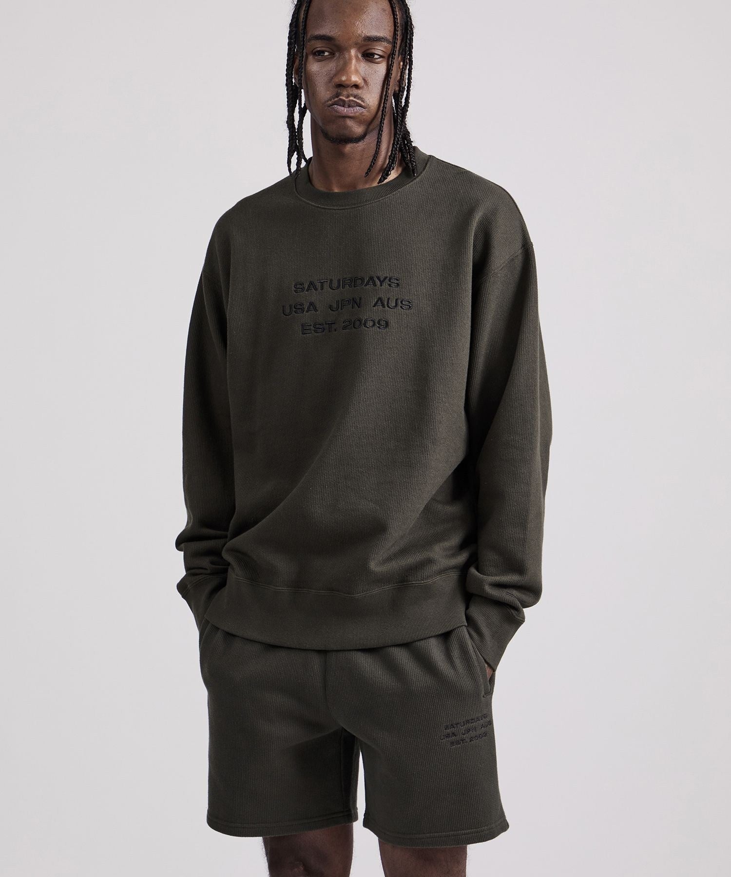 Bowery Dobby Weave International Sweatshirt