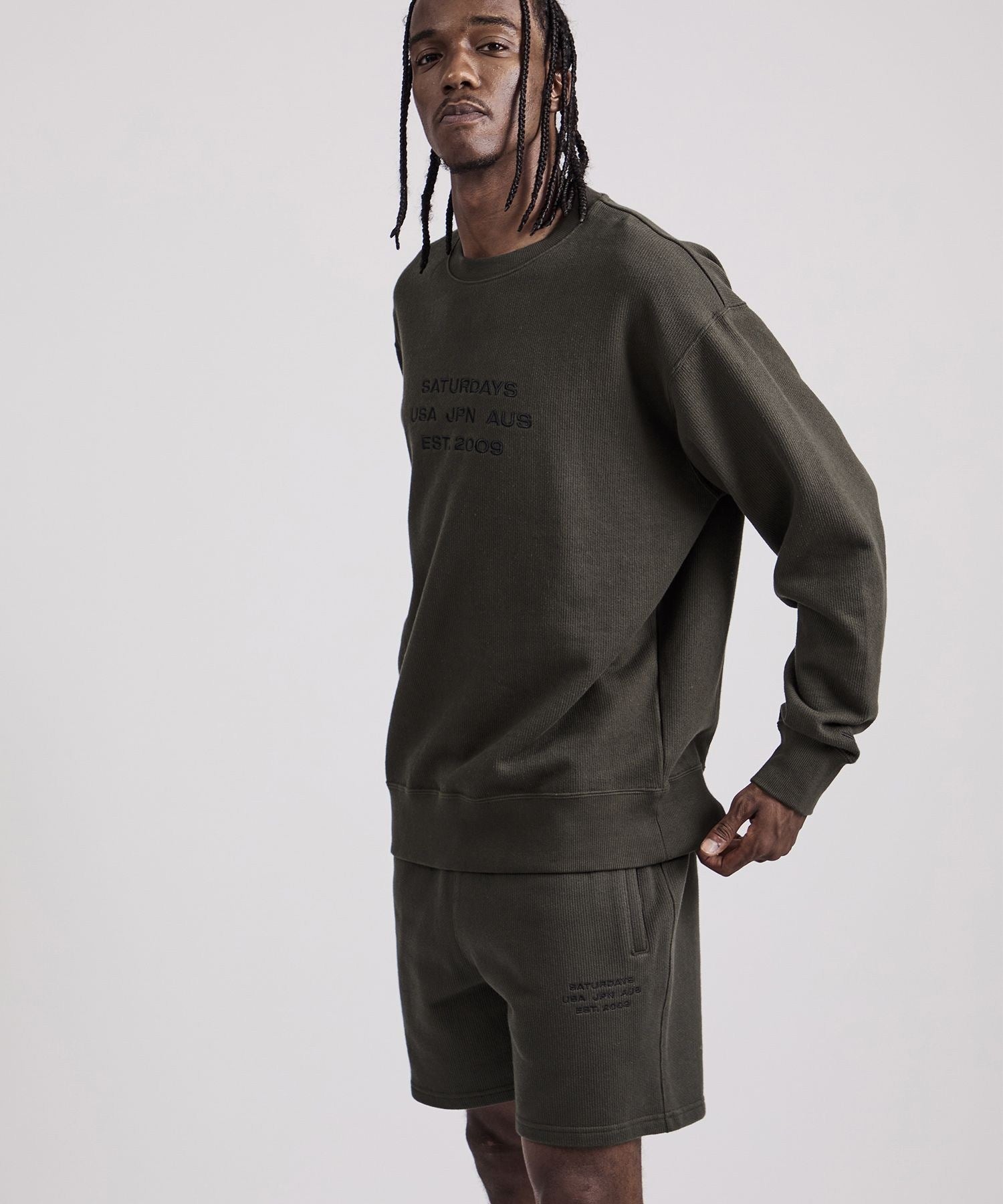 Bowery Dobby Weave International Sweatshirt