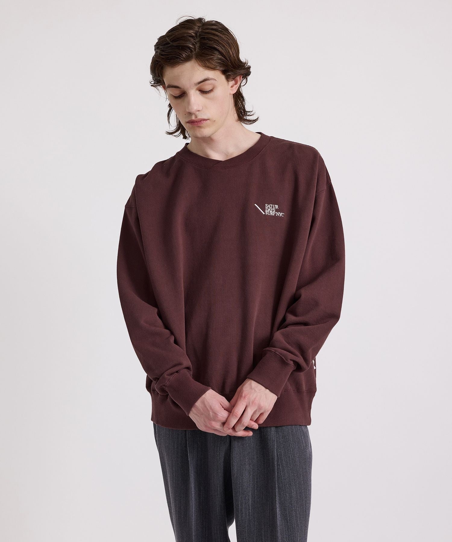 Bowery Loofah Collar Sweatshirt | Saturdays NYC Japan