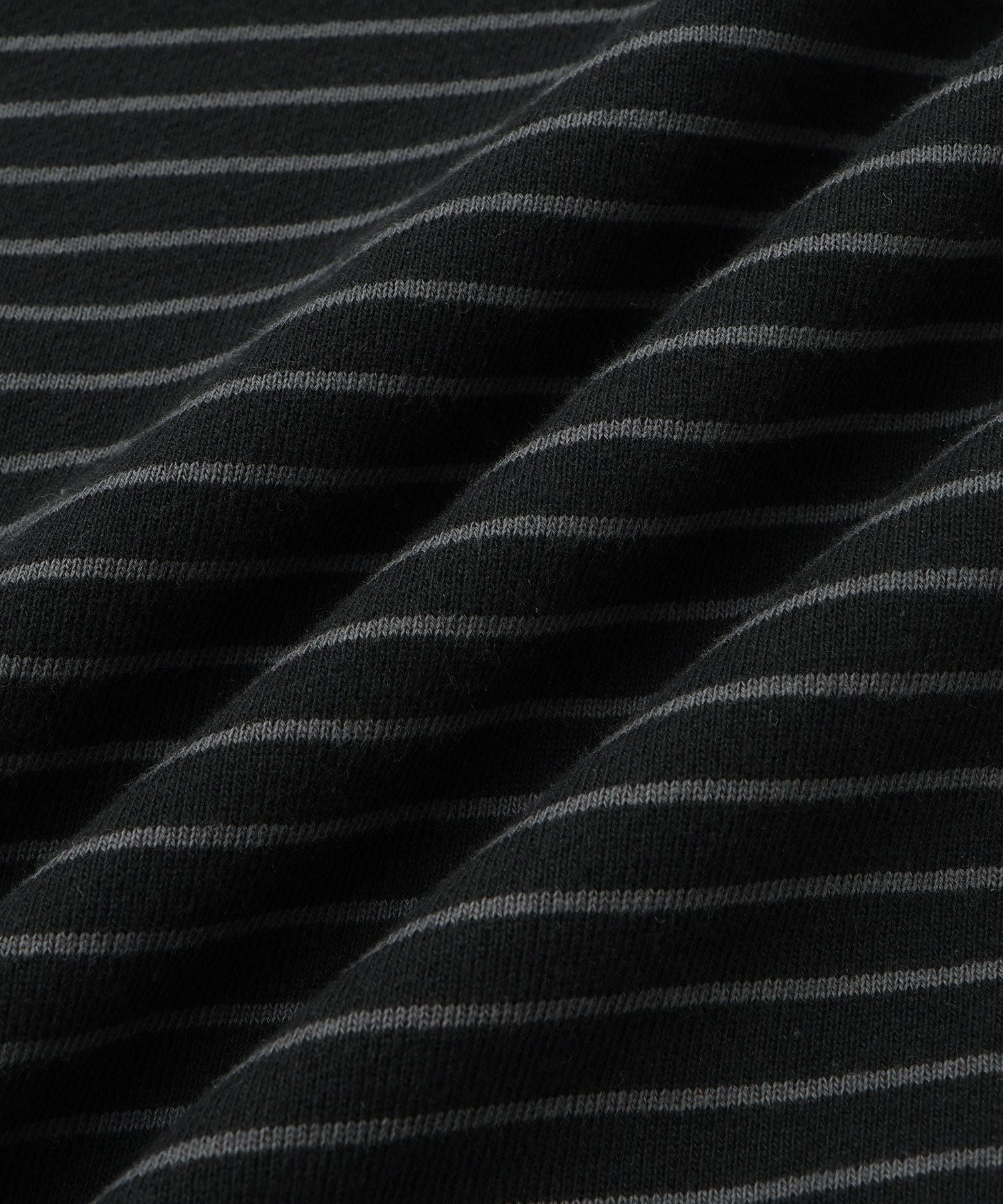 Ryo Stripe Half Zip Polo Sweatshirt