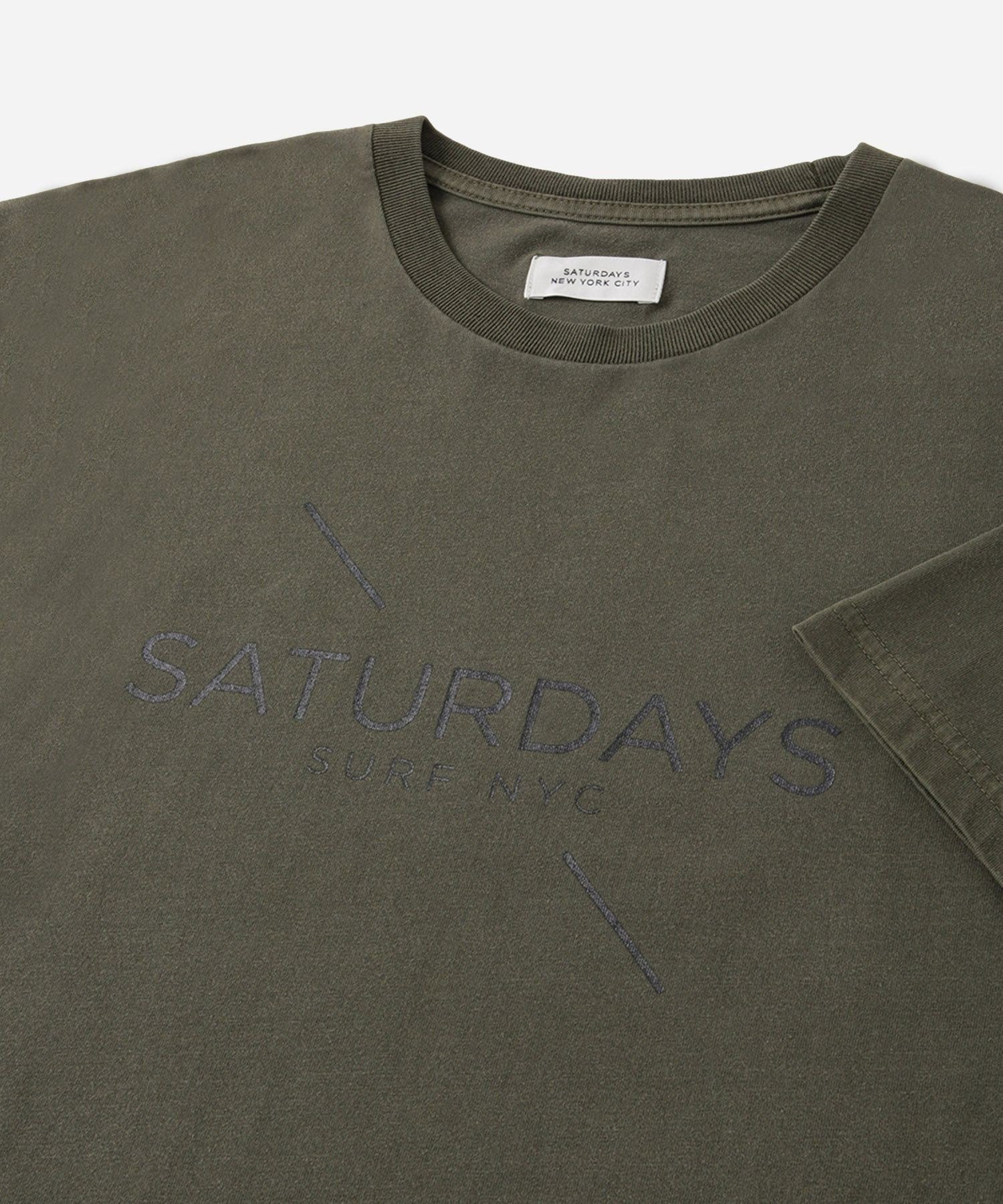 Saturdays Surf Pigment Dye SS Tee | Saturdays NYC Japan