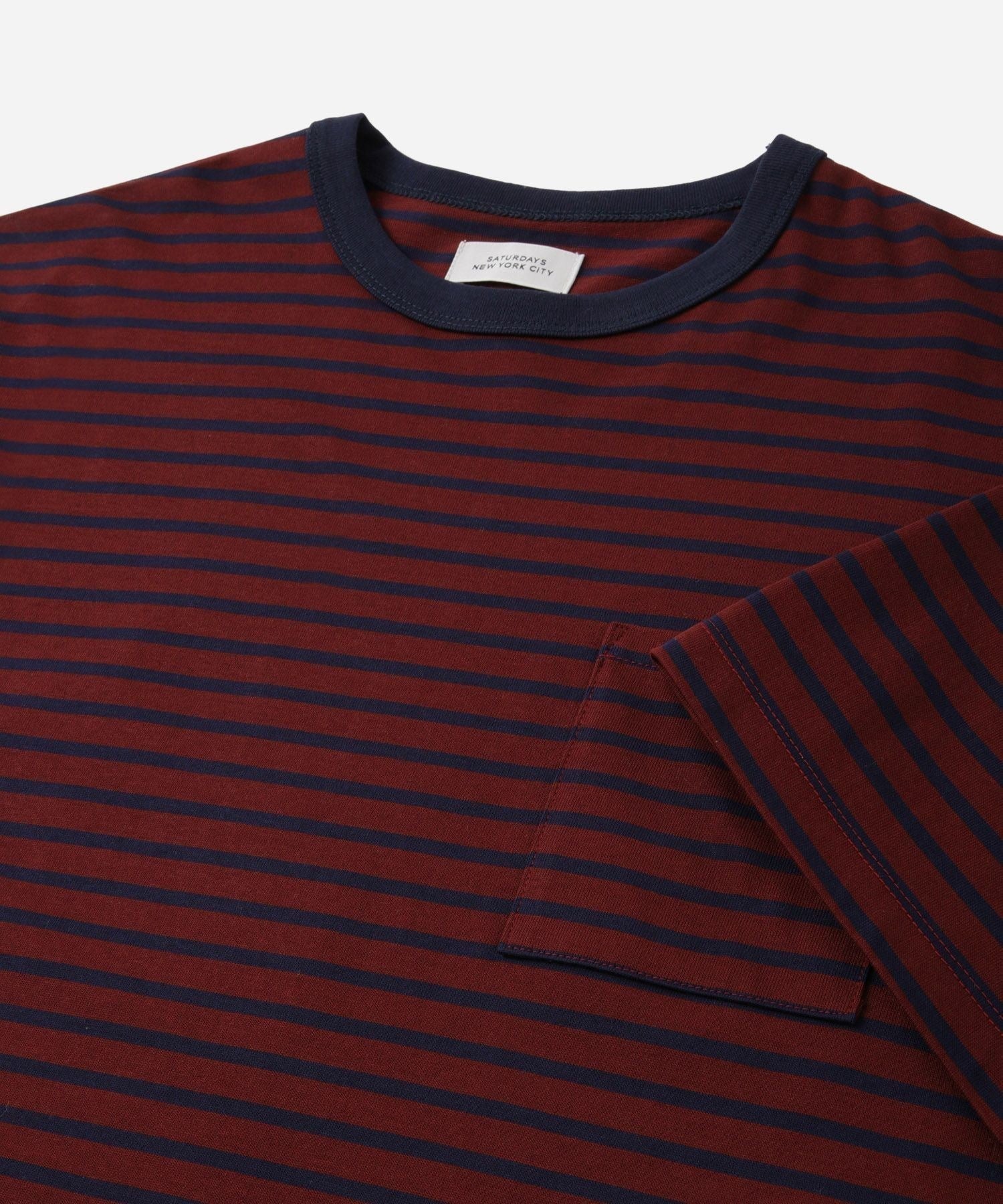 Striped Ringer Relaxed SS Tee