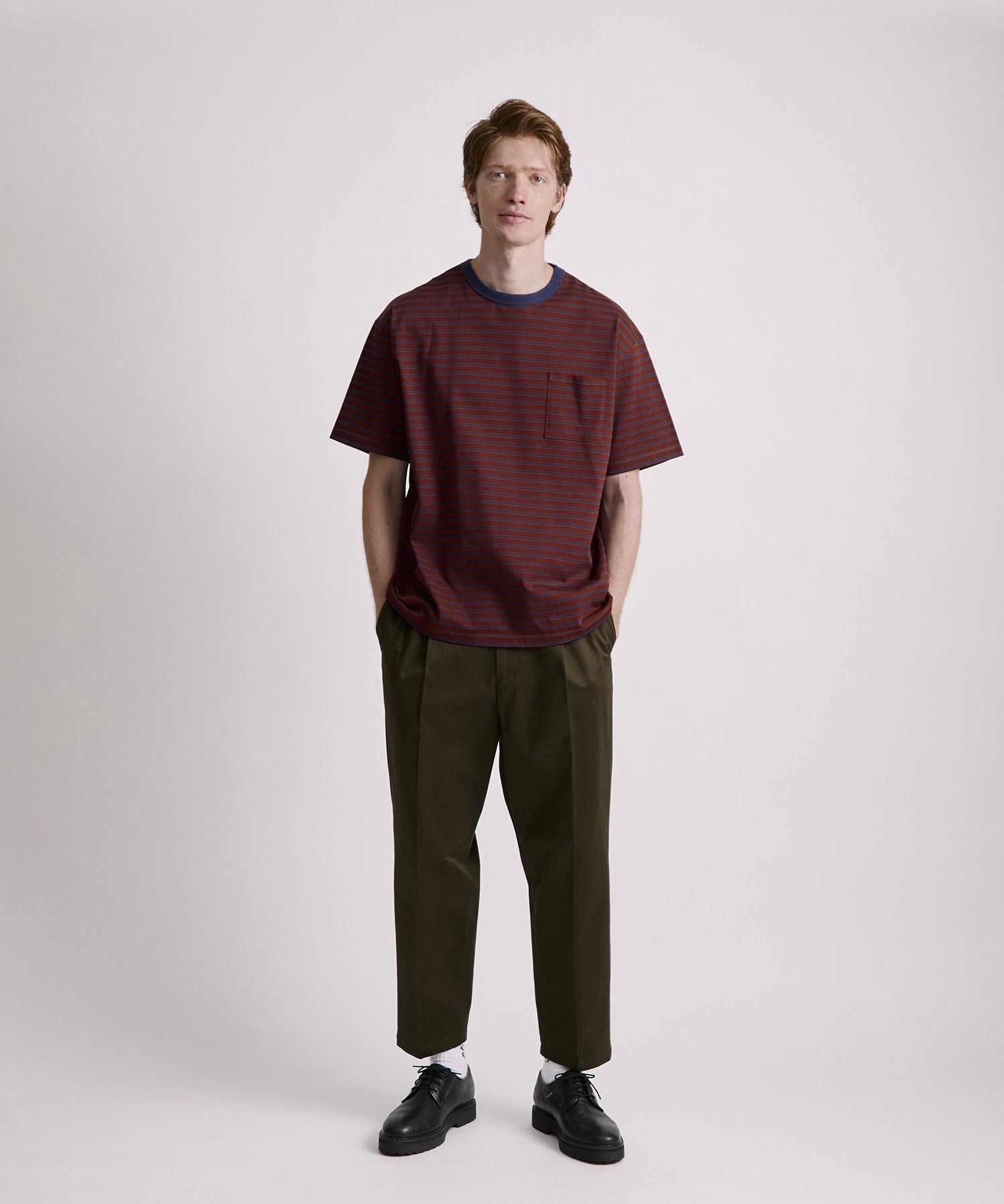 Striped Ringer Relaxed SS Tee