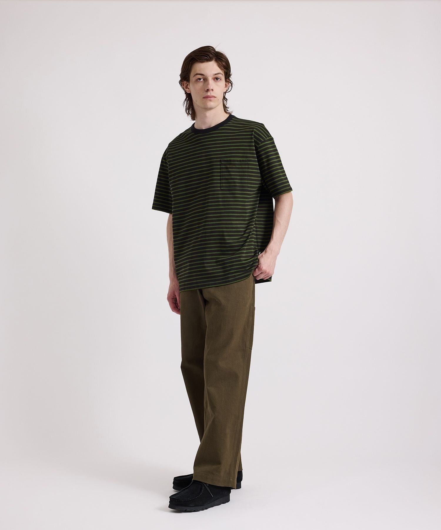 Striped Ringer Relaxed SS Tee