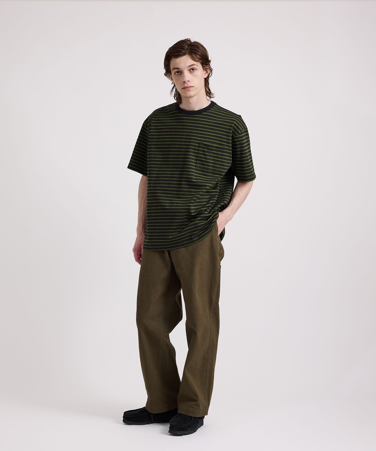 Striped Ringer Relaxed SS Tee