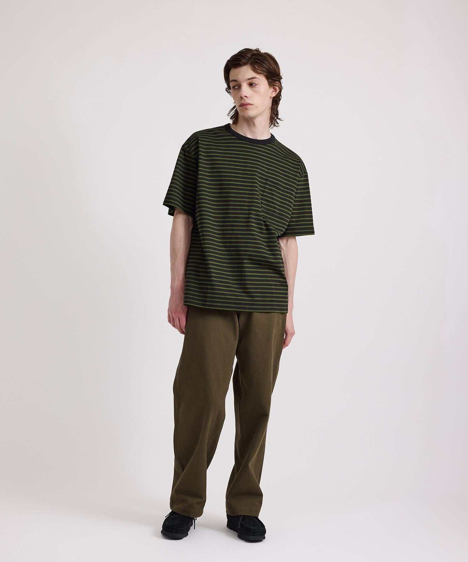 Striped Ringer Relaxed SS Tee